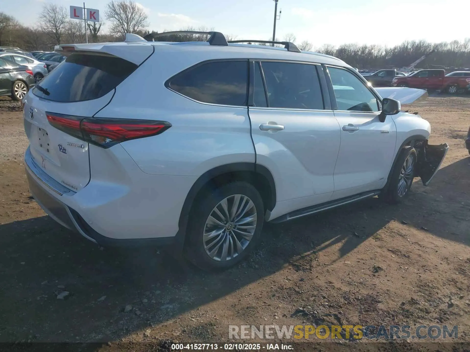 4 fotografías del automóvil dañado 5TDEBRCH3MS038380 TOYOTA HIGHLANDER 2021
