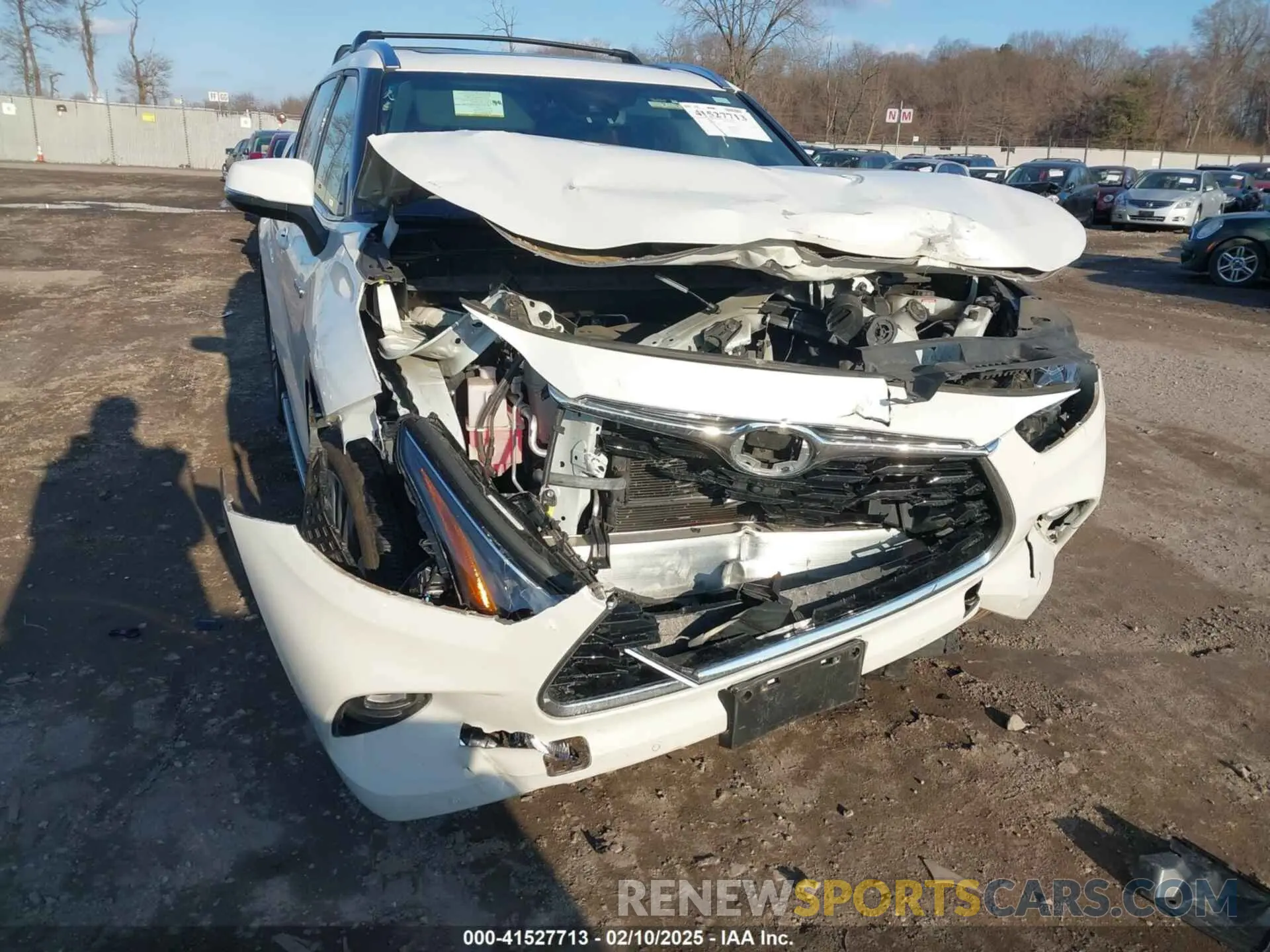 6 fotografías del automóvil dañado 5TDEBRCH3MS038380 TOYOTA HIGHLANDER 2021