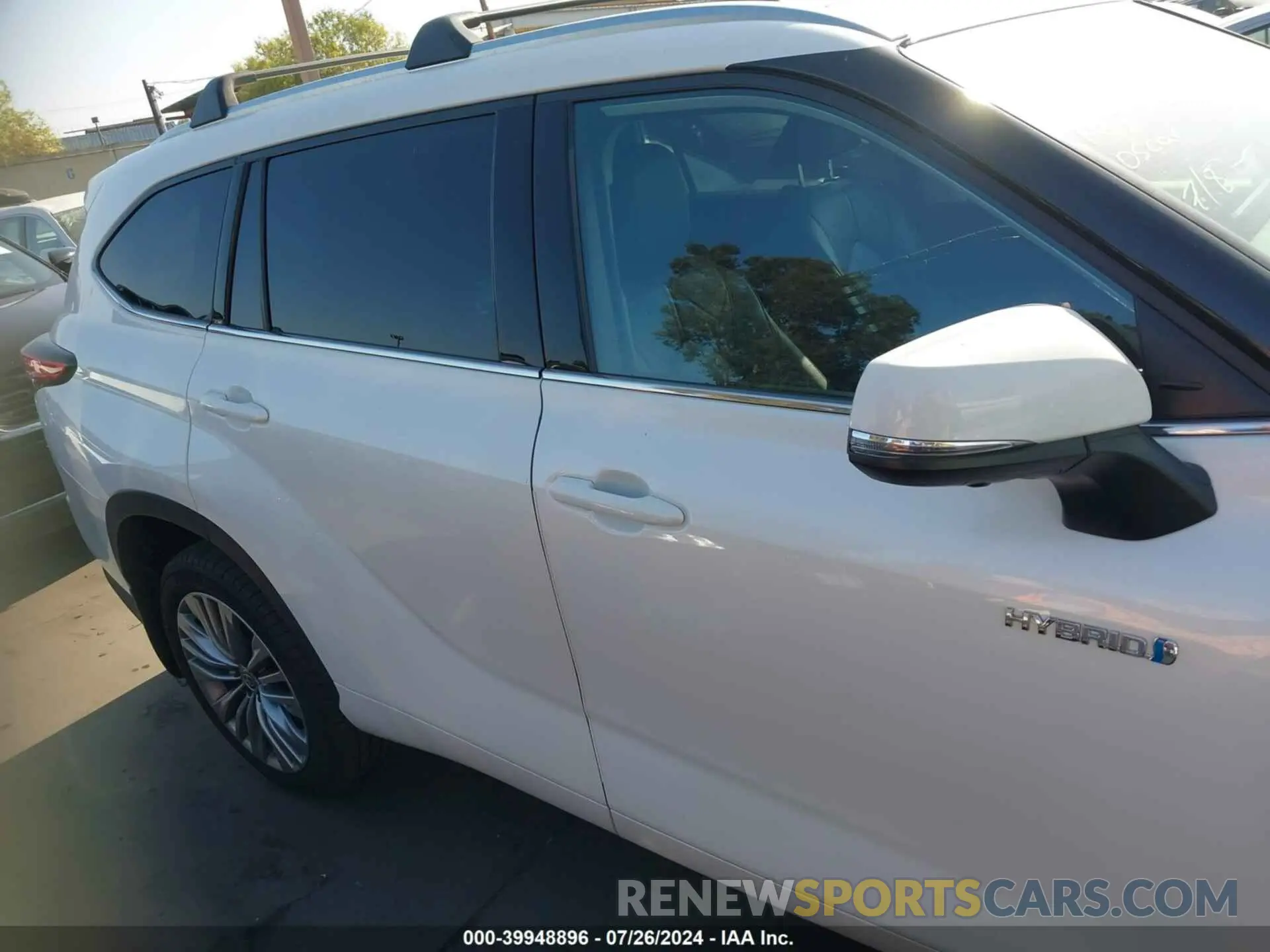 14 fotografías del automóvil dañado 5TDEBRCH4MS027775 TOYOTA HIGHLANDER 2021