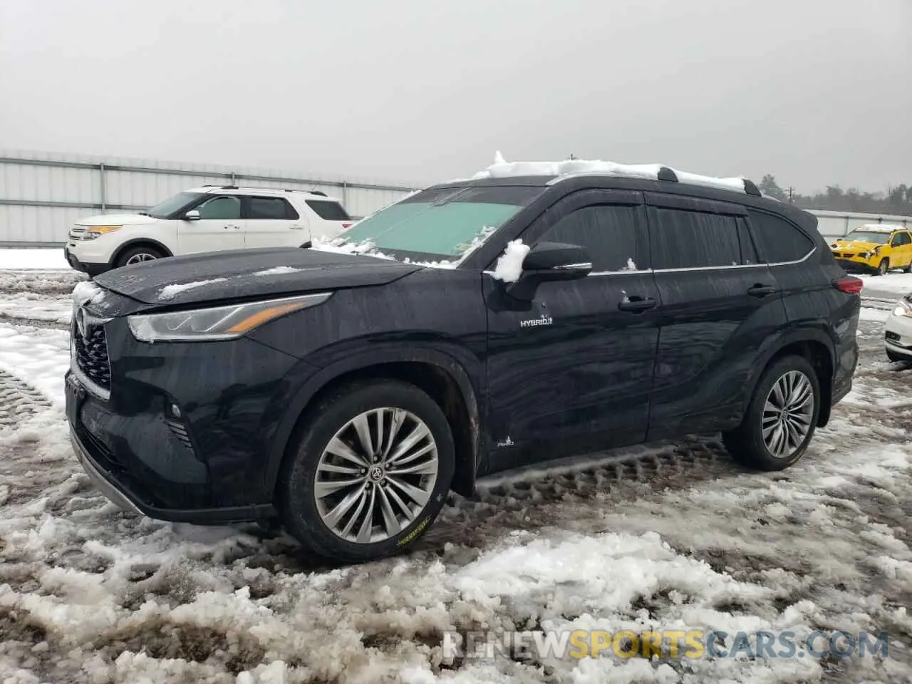 1 fotografías del automóvil dañado 5TDEBRCH6MS024781 TOYOTA HIGHLANDER 2021