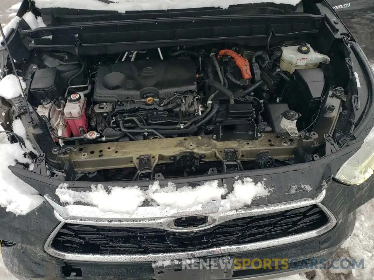 14 fotografías del automóvil dañado 5TDEBRCH6MS024781 TOYOTA HIGHLANDER 2021