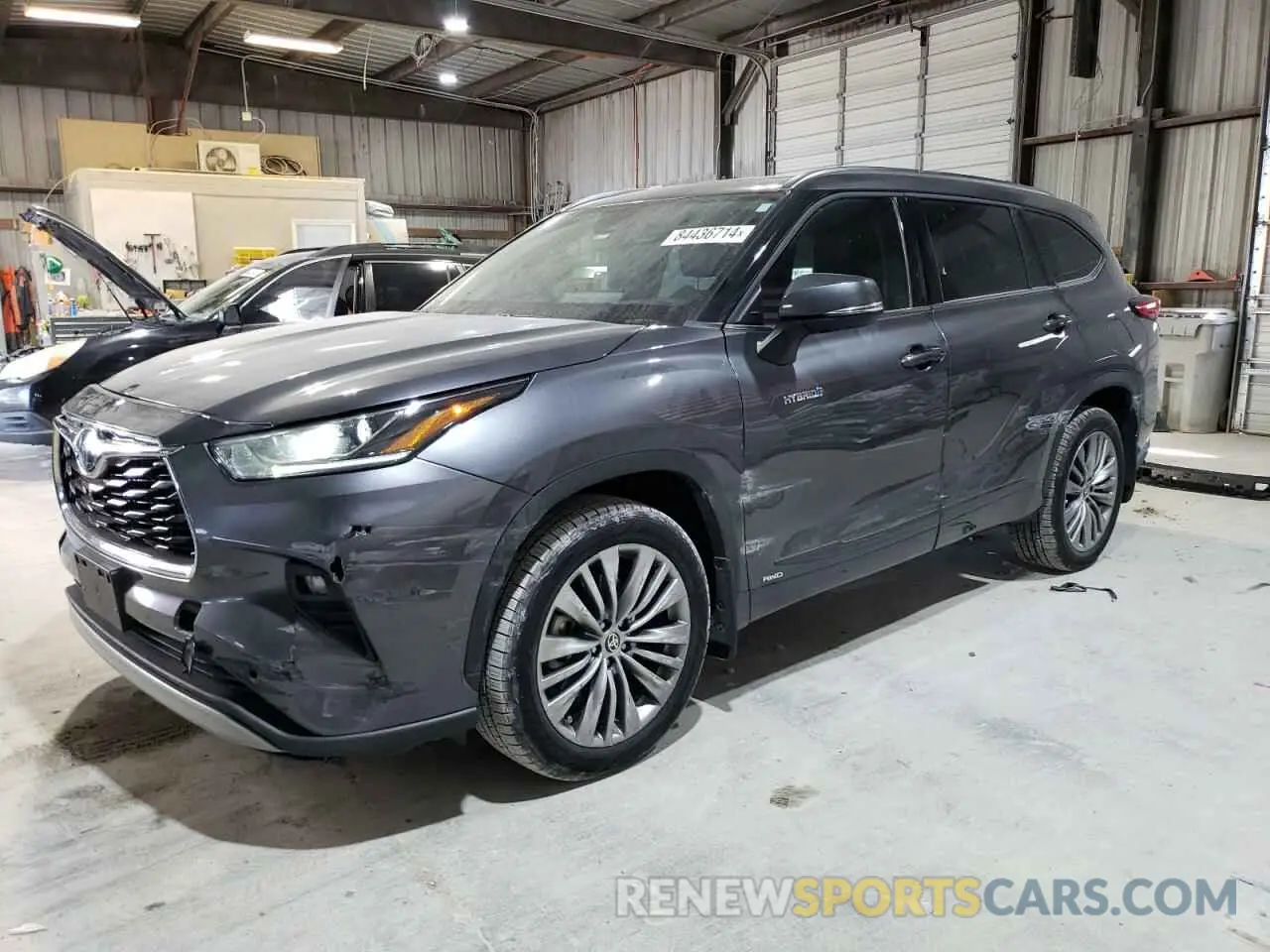 1 fotografías del automóvil dañado 5TDEBRCH6MS029382 TOYOTA HIGHLANDER 2021