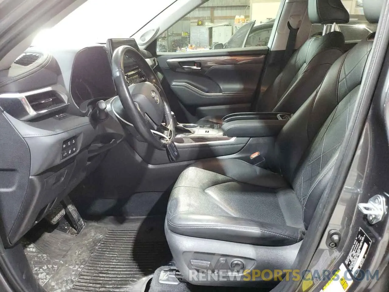 7 fotografías del automóvil dañado 5TDEBRCH6MS029382 TOYOTA HIGHLANDER 2021