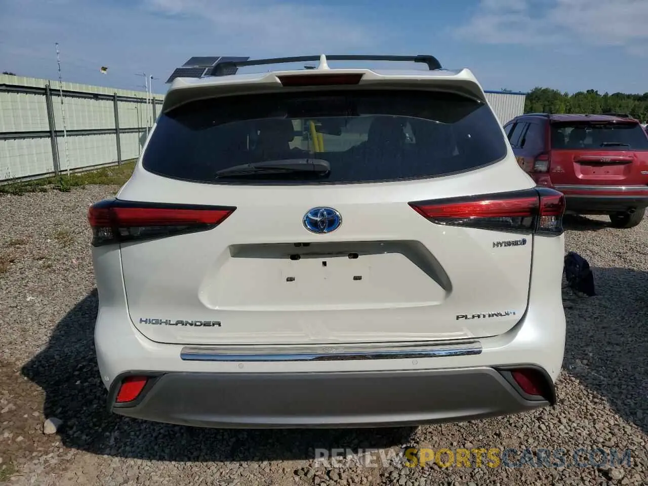 6 fotografías del automóvil dañado 5TDEBRCH6MS055402 TOYOTA HIGHLANDER 2021