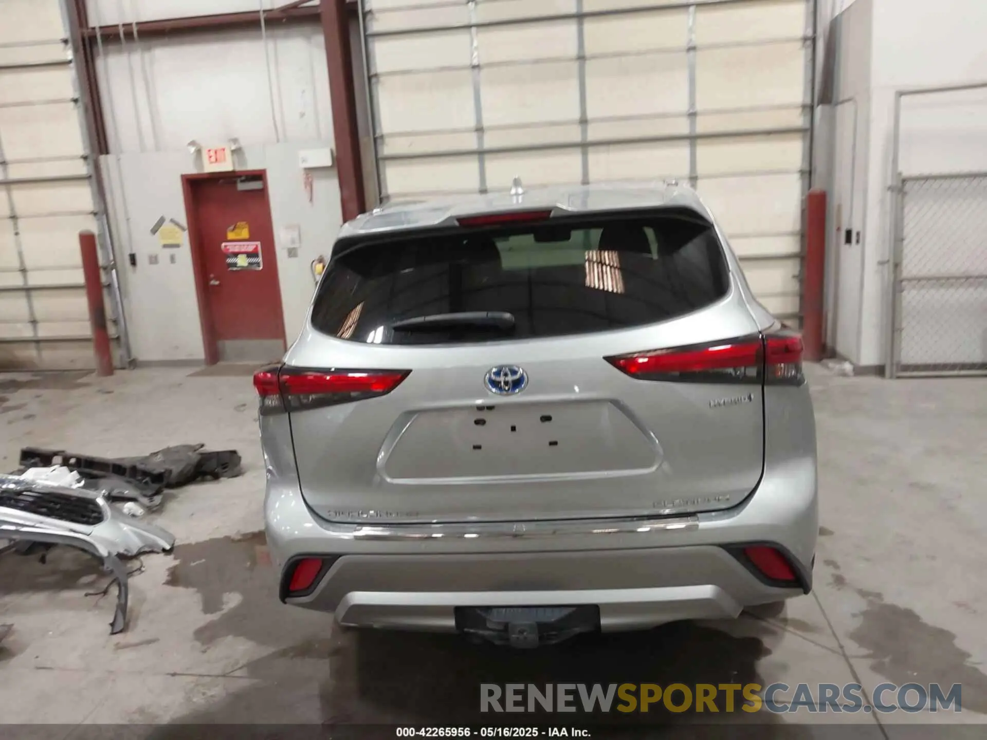 17 fotografías del automóvil dañado 5TDEBRCH6MS062074 TOYOTA HIGHLANDER 2021