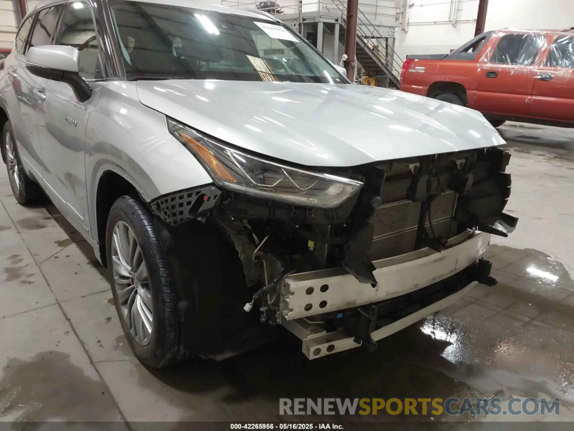 19 fotografías del automóvil dañado 5TDEBRCH6MS062074 TOYOTA HIGHLANDER 2021
