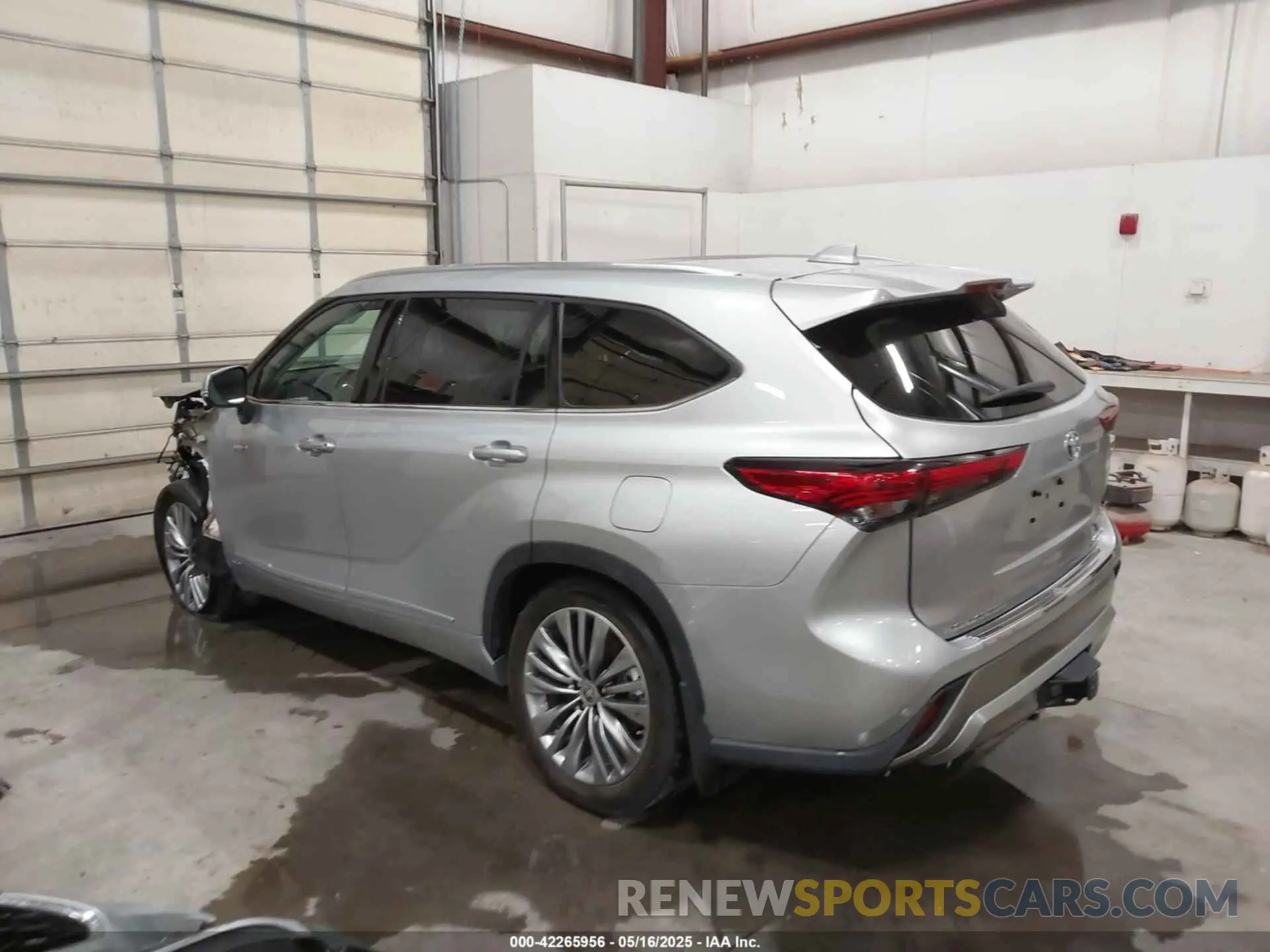 3 fotografías del automóvil dañado 5TDEBRCH6MS062074 TOYOTA HIGHLANDER 2021