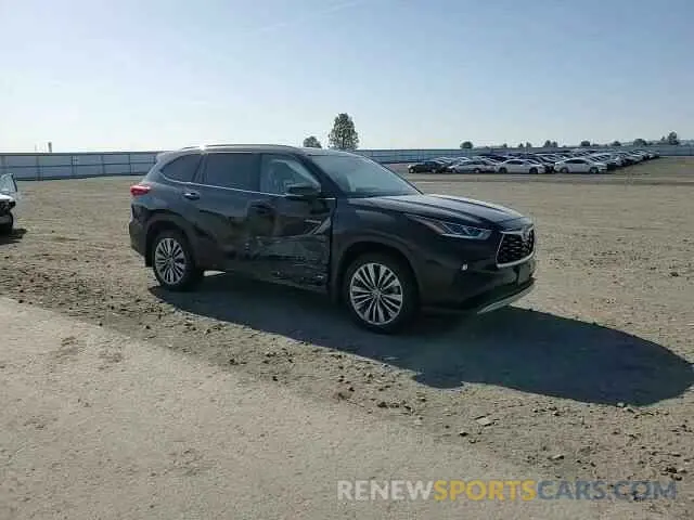 12 fotografías del automóvil dañado 5TDEBRCH8MS021333 TOYOTA HIGHLANDER 2021