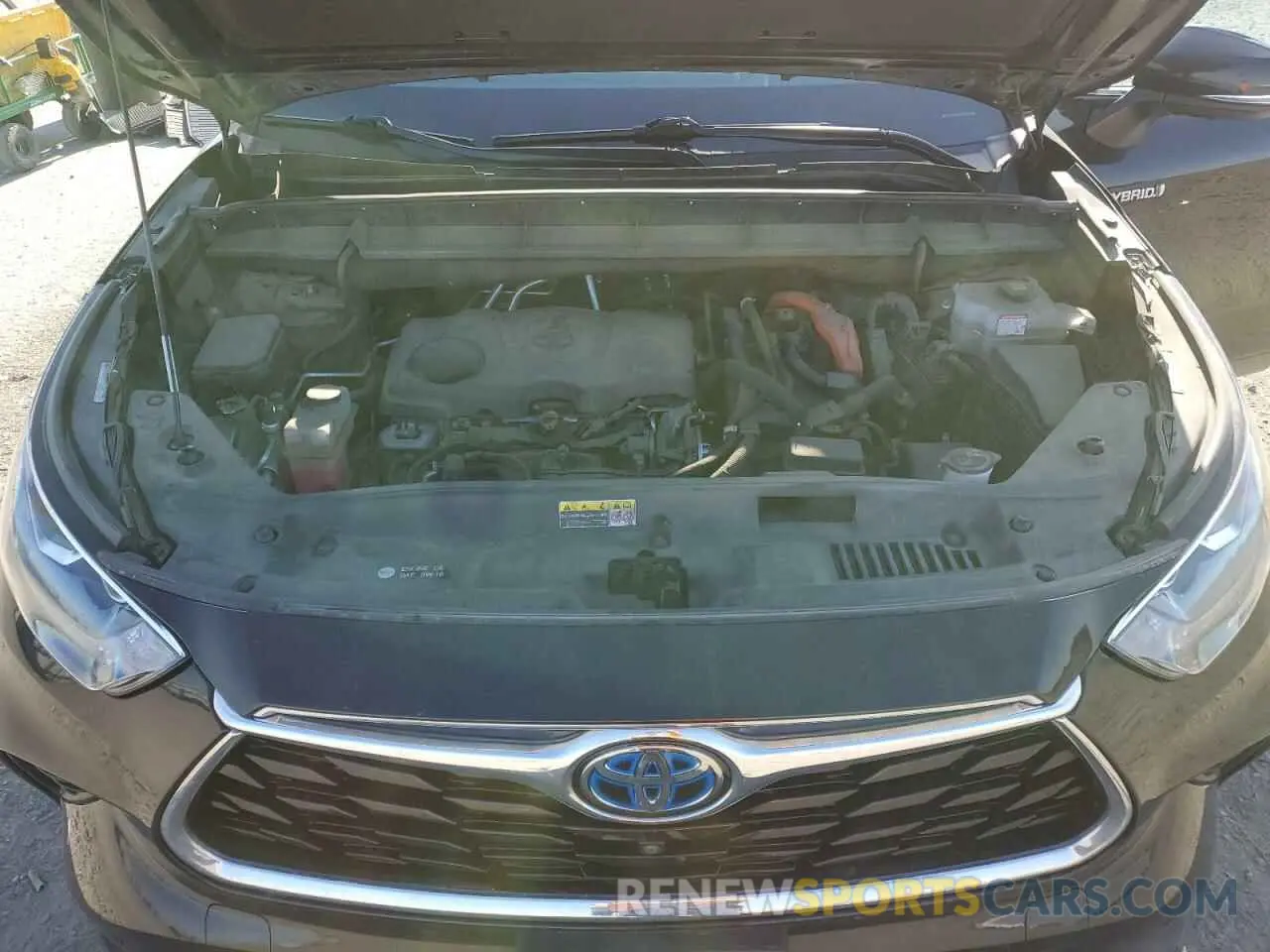 13 fotografías del automóvil dañado 5TDEBRCH8MS021333 TOYOTA HIGHLANDER 2021