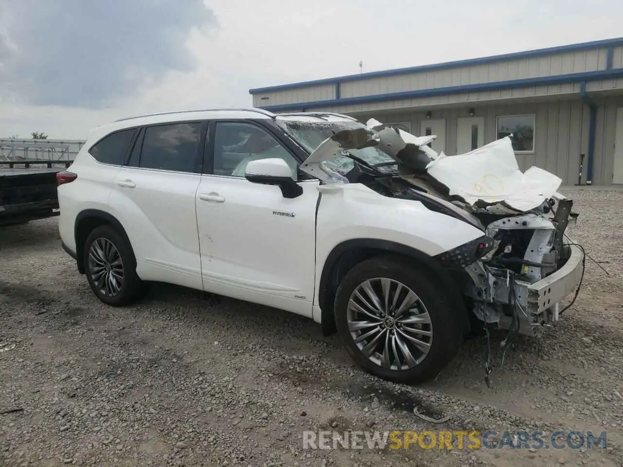 1 fotografías del automóvil dañado 5TDEBRCH9MS041722 TOYOTA HIGHLANDER 2021