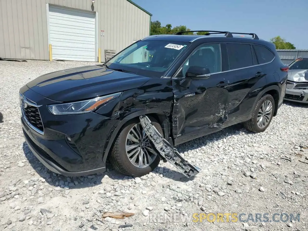 1 fotografías del automóvil dañado 5TDEBRCHXMS031815 TOYOTA HIGHLANDER 2021