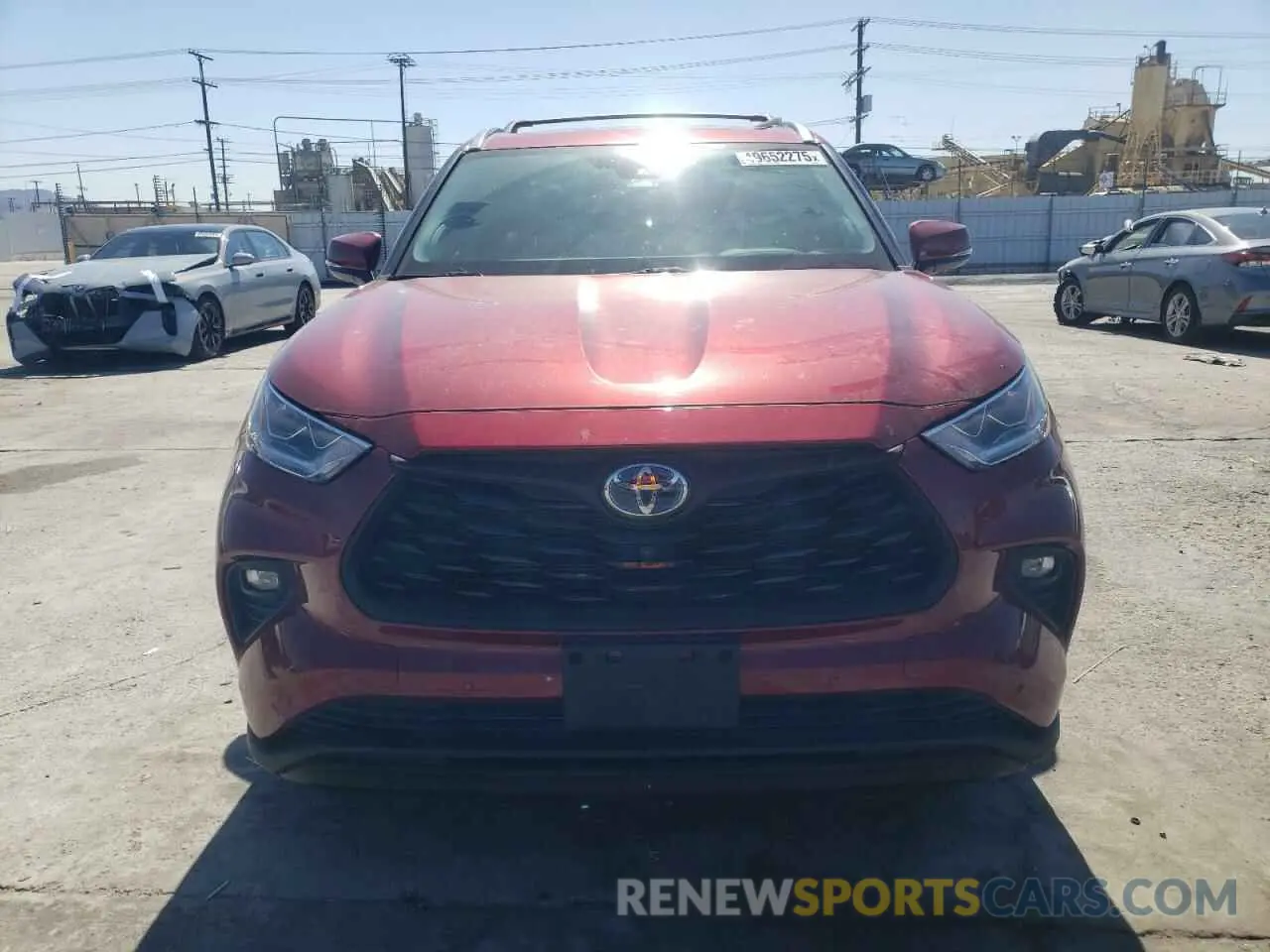 5 fotografías del automóvil dañado 5TDFARAH5MS008761 TOYOTA HIGHLANDER 2021