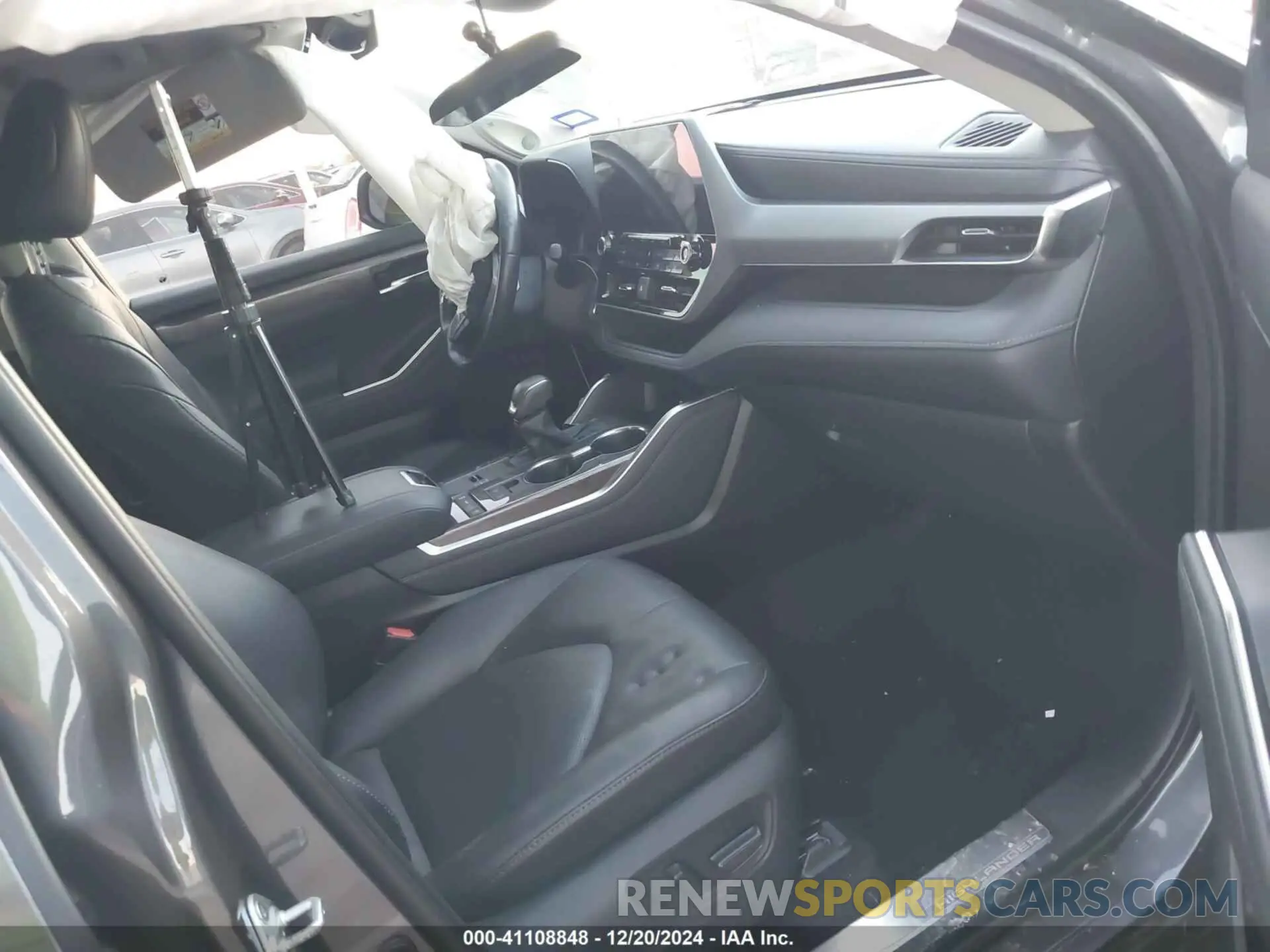 5 fotografías del automóvil dañado 5TDFZRAH0MS050182 TOYOTA HIGHLANDER 2021