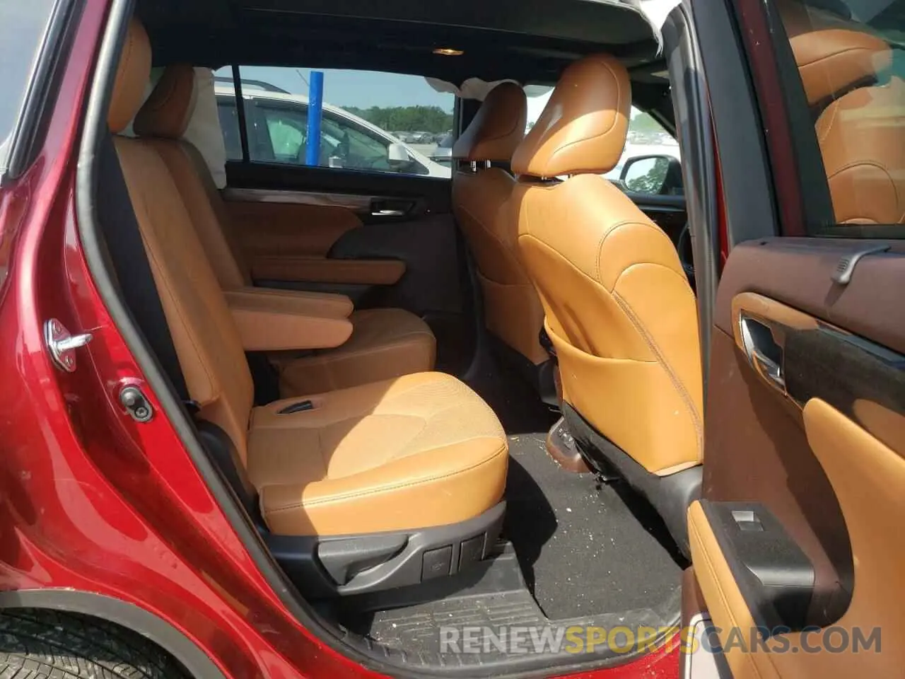 6 fotografías del automóvil dañado 5TDFZRBH0MS078370 TOYOTA HIGHLANDER 2021