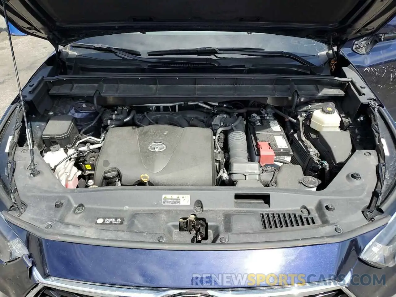 12 fotografías del automóvil dañado 5TDFZRBH1MS143906 TOYOTA HIGHLANDER 2021