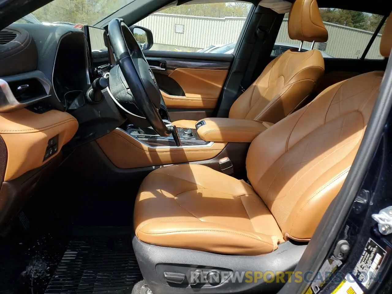 7 fotografías del automóvil dañado 5TDFZRBH1MS143906 TOYOTA HIGHLANDER 2021