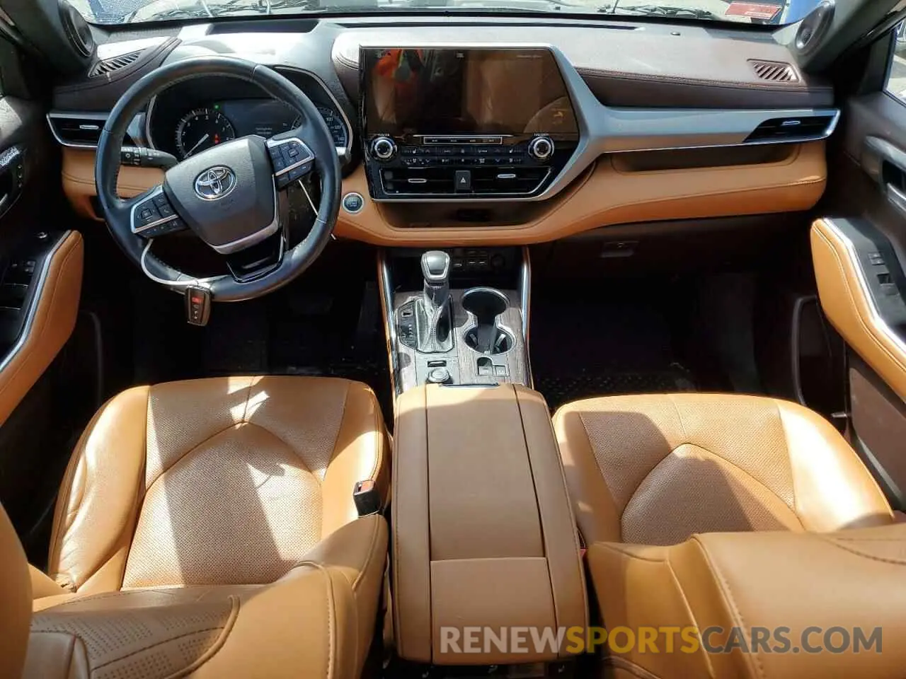 8 fotografías del automóvil dañado 5TDFZRBH1MS143906 TOYOTA HIGHLANDER 2021