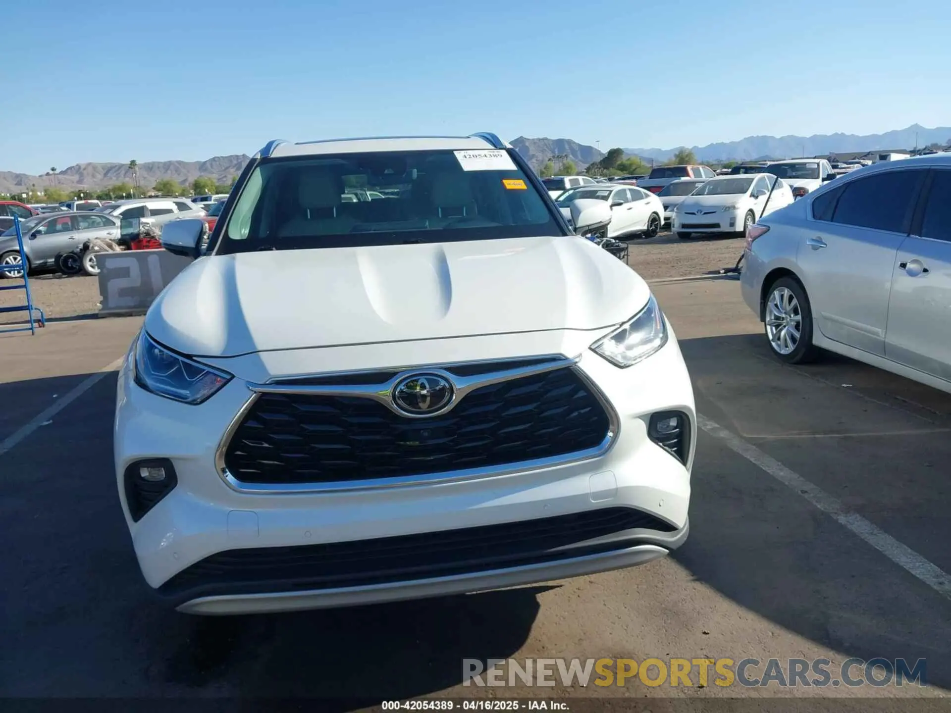 6 fotografías del automóvil dañado 5TDFZRBH2MS065314 TOYOTA HIGHLANDER 2021