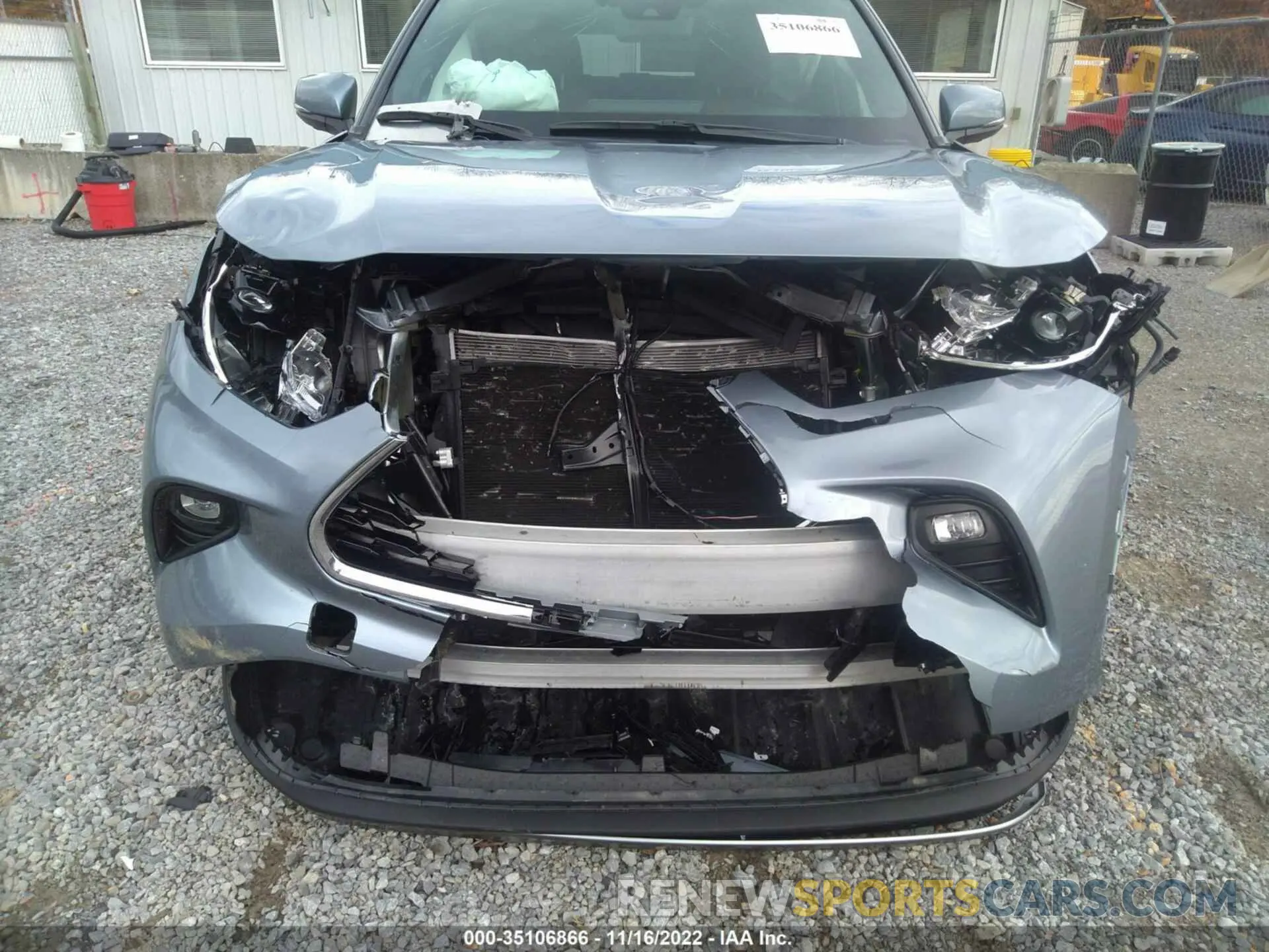 6 fotografías del automóvil dañado 5TDFZRBH2MS098149 TOYOTA HIGHLANDER 2021