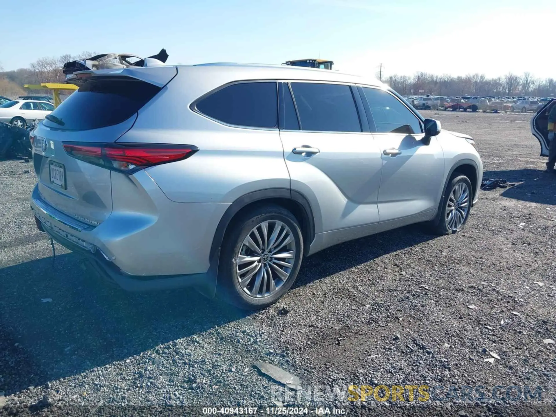 4 fotografías del automóvil dañado 5TDFZRBH2MS145938 TOYOTA HIGHLANDER 2021