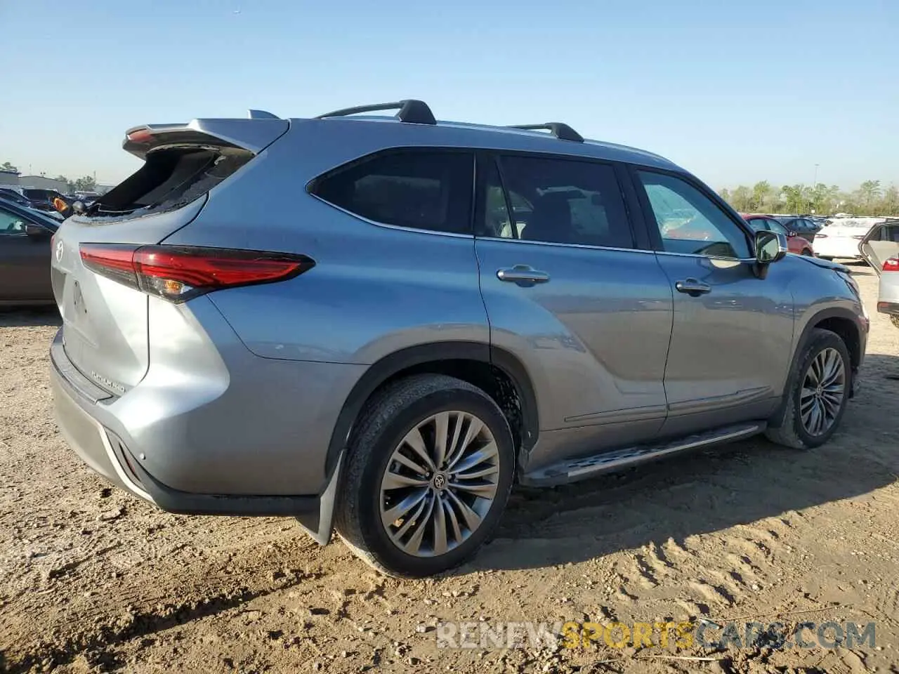 3 fotografías del automóvil dañado 5TDFZRBH2MS146295 TOYOTA HIGHLANDER 2021