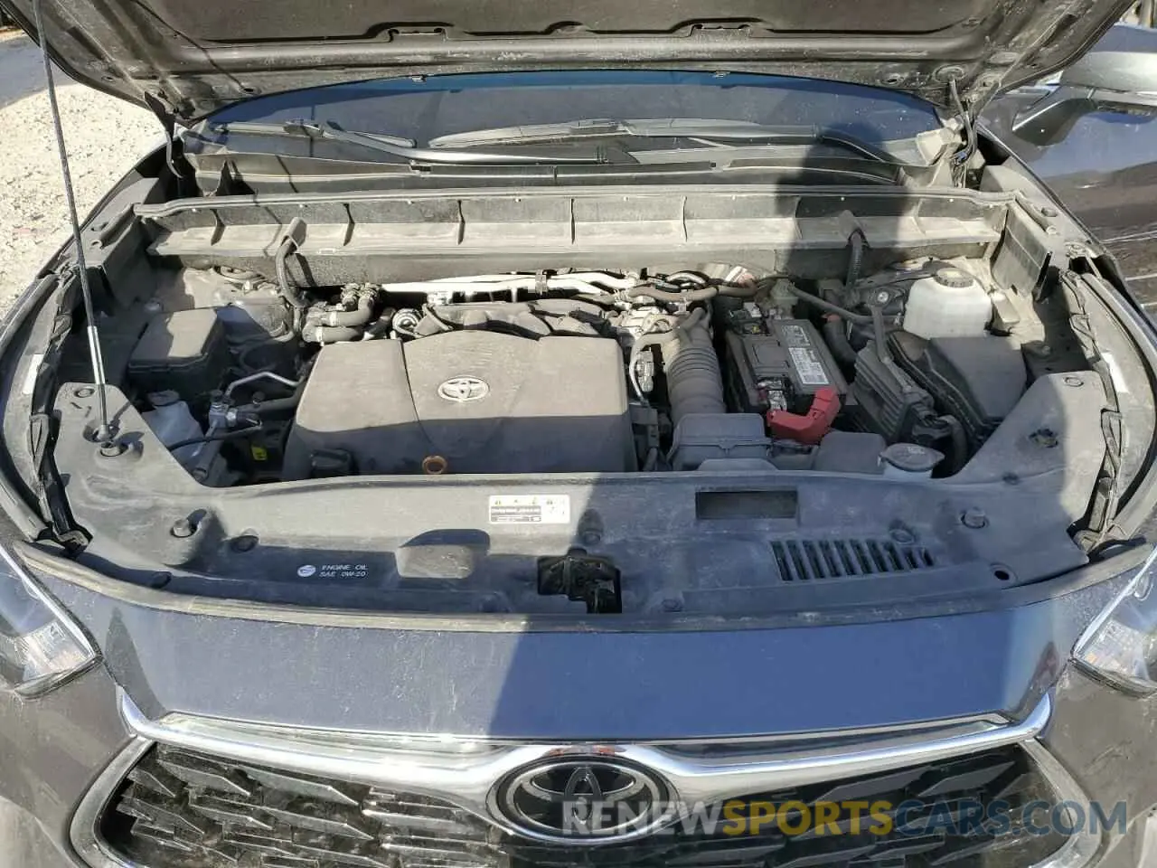12 fotografías del automóvil dañado 5TDFZRBH4MS084351 TOYOTA HIGHLANDER 2021