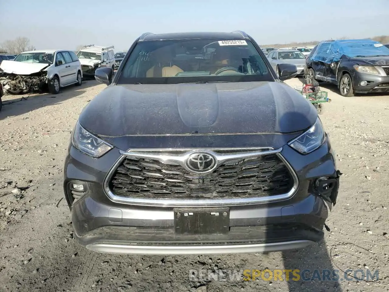 5 fotografías del automóvil dañado 5TDFZRBH4MS084351 TOYOTA HIGHLANDER 2021