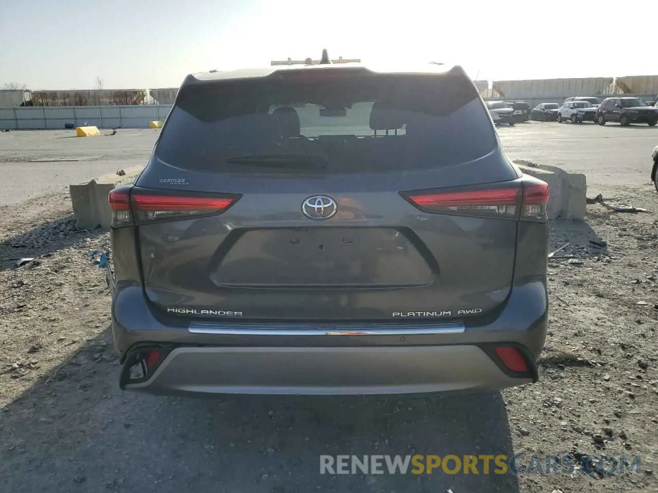 6 fotografías del automóvil dañado 5TDFZRBH4MS084351 TOYOTA HIGHLANDER 2021