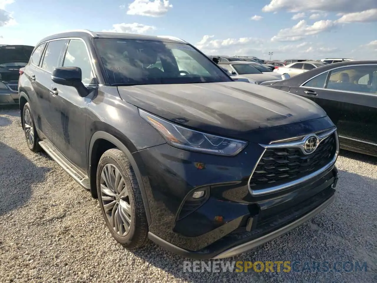 1 fotografías del automóvil dañado 5TDFZRBH4MS121785 TOYOTA HIGHLANDER 2021