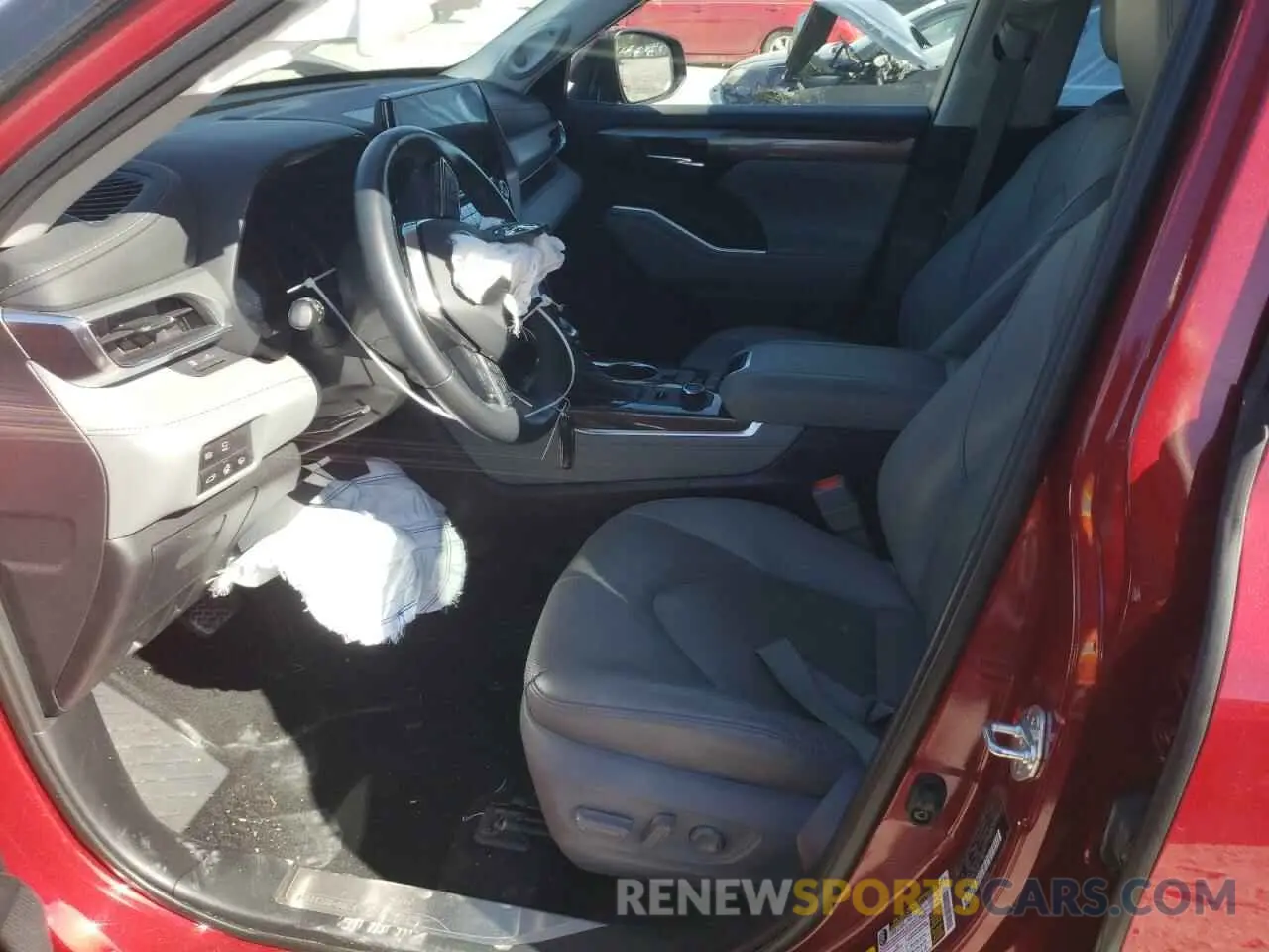 7 fotografías del automóvil dañado 5TDFZRBH4MS136027 TOYOTA HIGHLANDER 2021