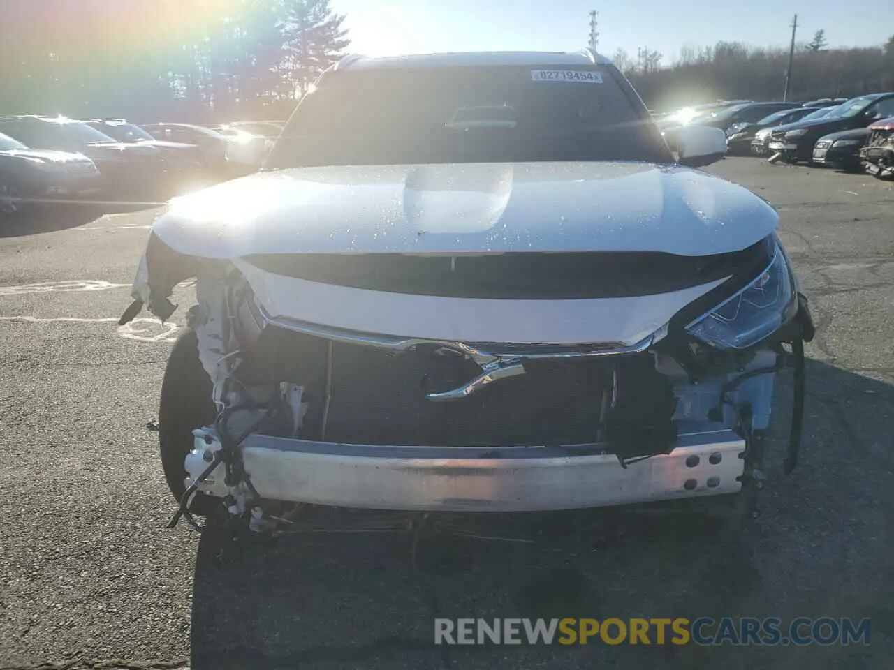 5 fotografías del automóvil dañado 5TDFZRBH5MS131533 TOYOTA HIGHLANDER 2021