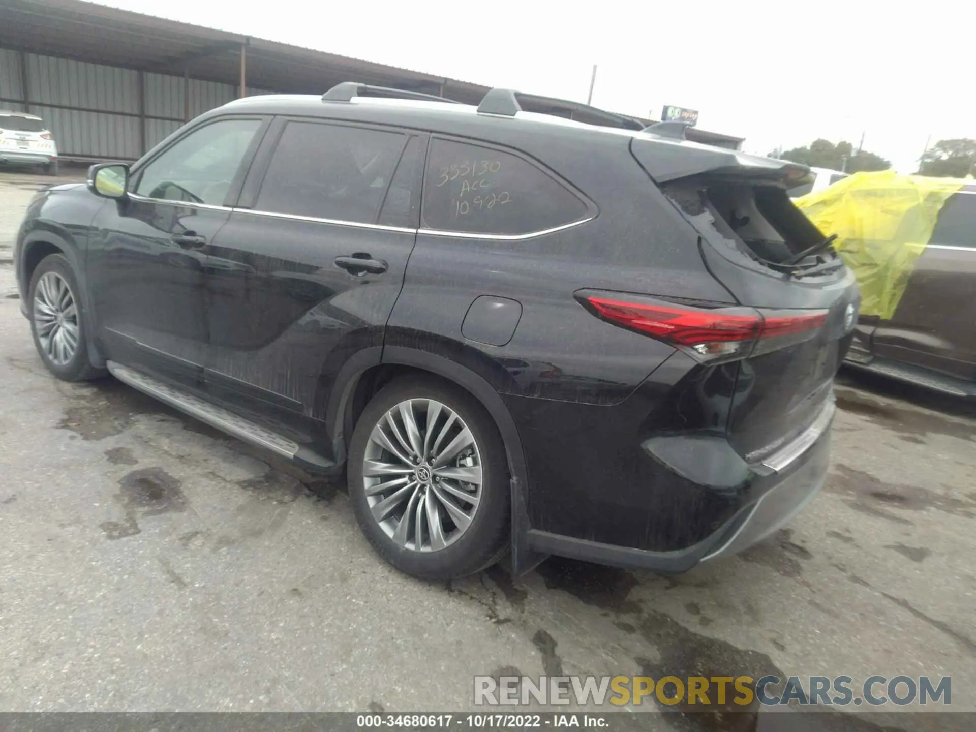 3 fotografías del automóvil dañado 5TDFZRBH5MS135811 TOYOTA HIGHLANDER 2021