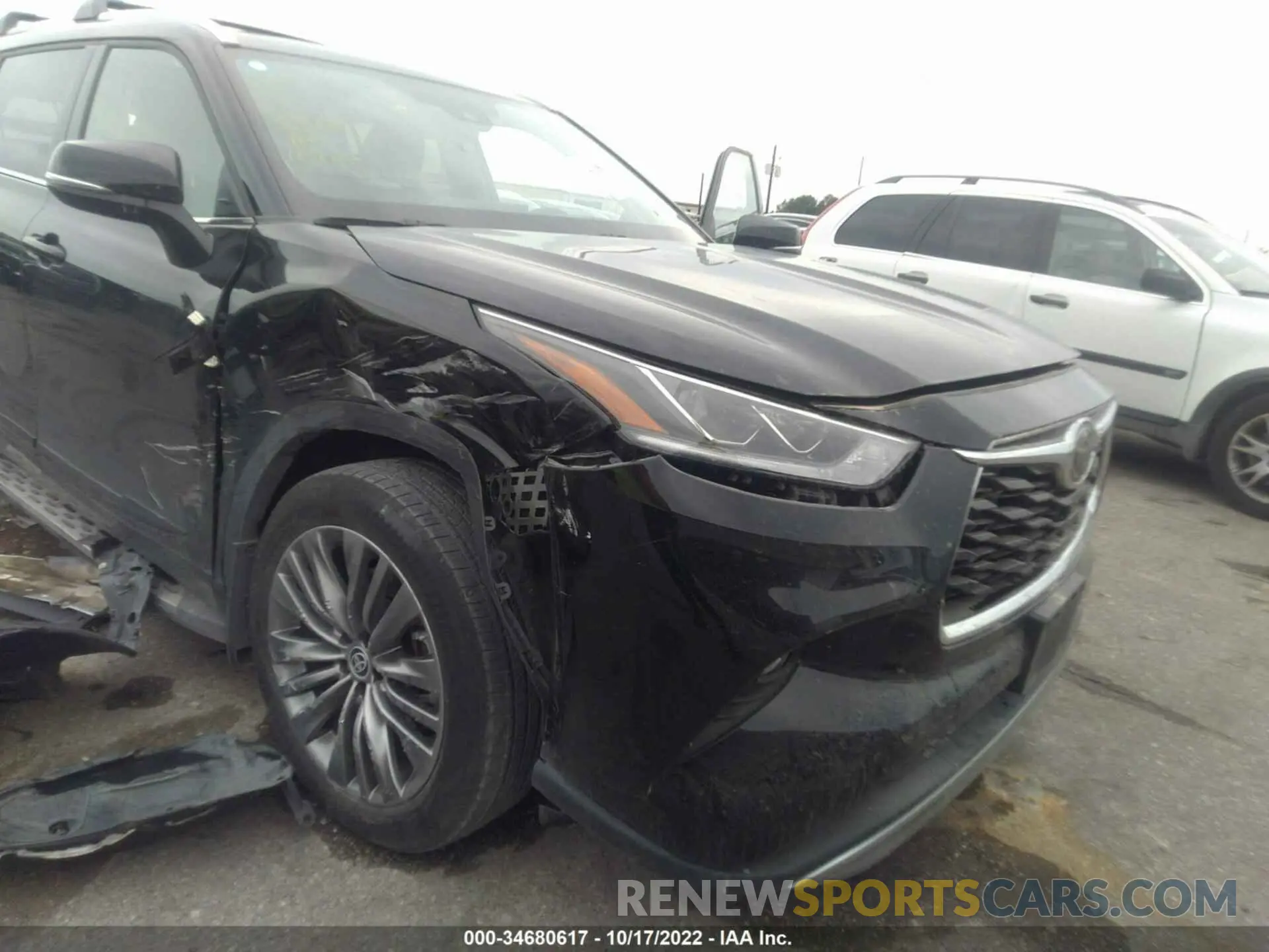 6 fotografías del automóvil dañado 5TDFZRBH5MS135811 TOYOTA HIGHLANDER 2021