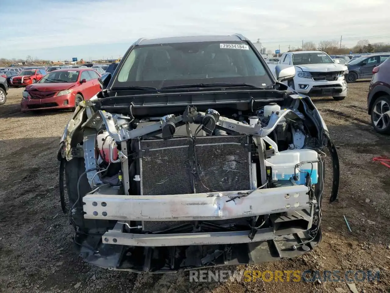 5 fotografías del automóvil dañado 5TDFZRBH6MS129886 TOYOTA HIGHLANDER 2021