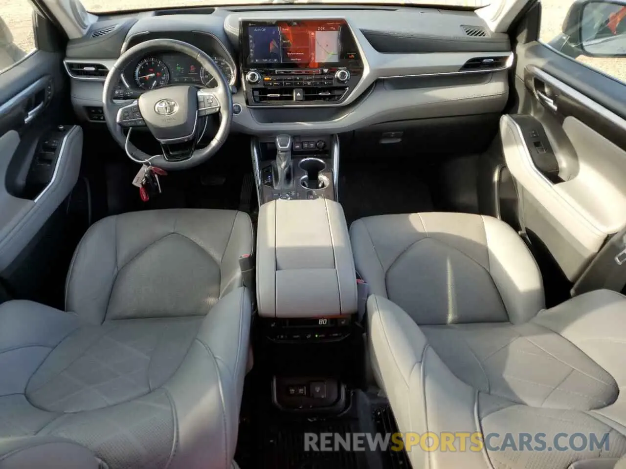 8 fotografías del automóvil dañado 5TDFZRBH6MS129886 TOYOTA HIGHLANDER 2021