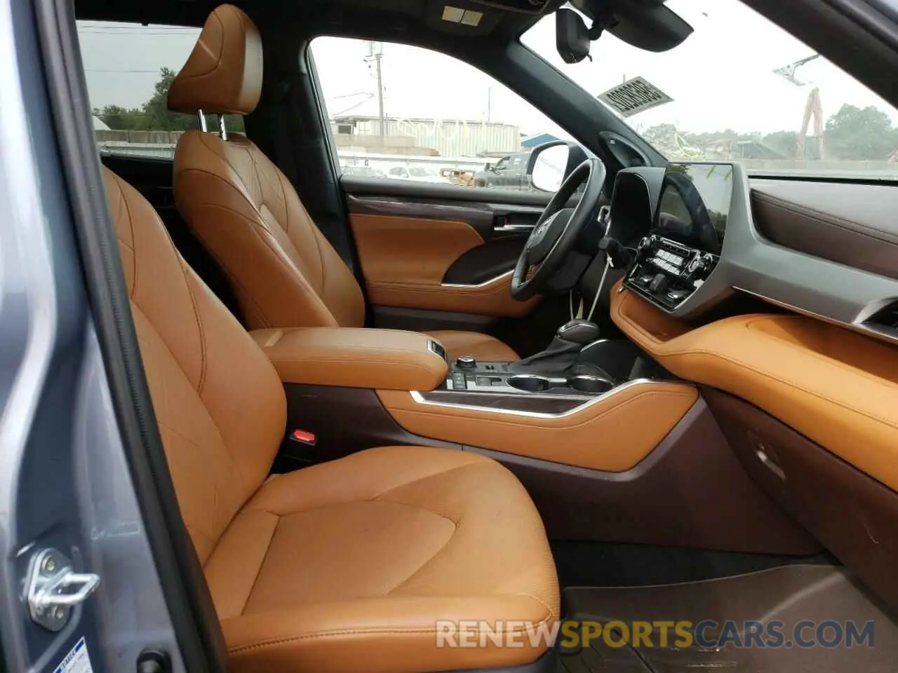 5 fotografías del automóvil dañado 5TDFZRBH7MS102065 TOYOTA HIGHLANDER 2021