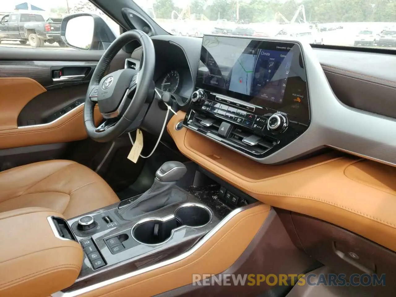 9 fotografías del automóvil dañado 5TDFZRBH7MS102065 TOYOTA HIGHLANDER 2021