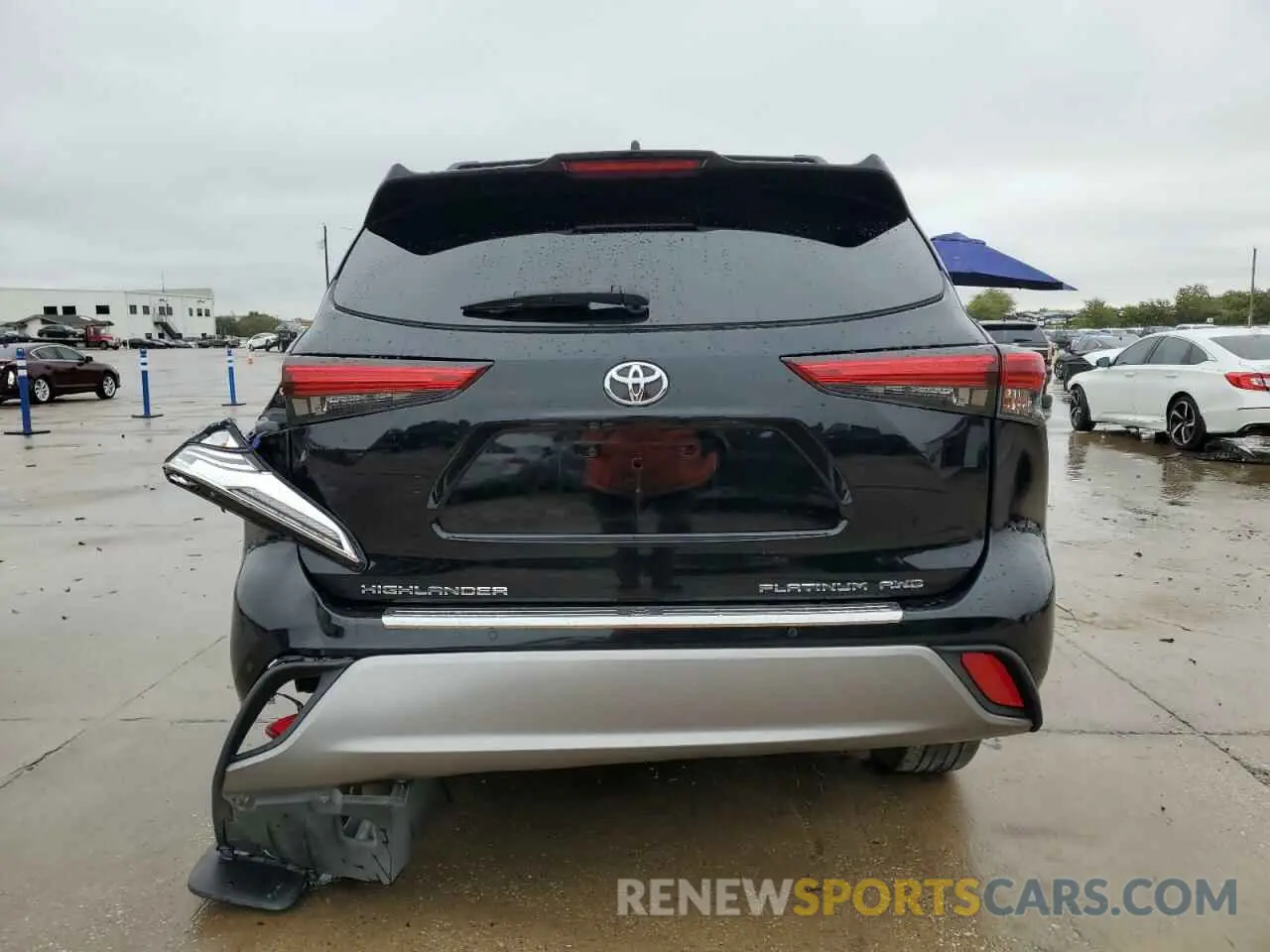 6 fotografías del automóvil dañado 5TDFZRBH7MS104401 TOYOTA HIGHLANDER 2021