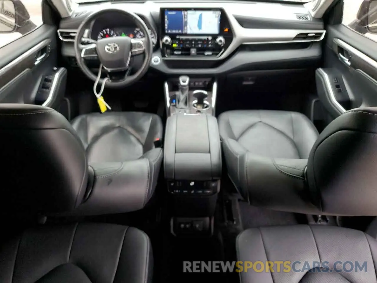 8 fotografías del automóvil dañado 5TDFZRBH7MS104401 TOYOTA HIGHLANDER 2021