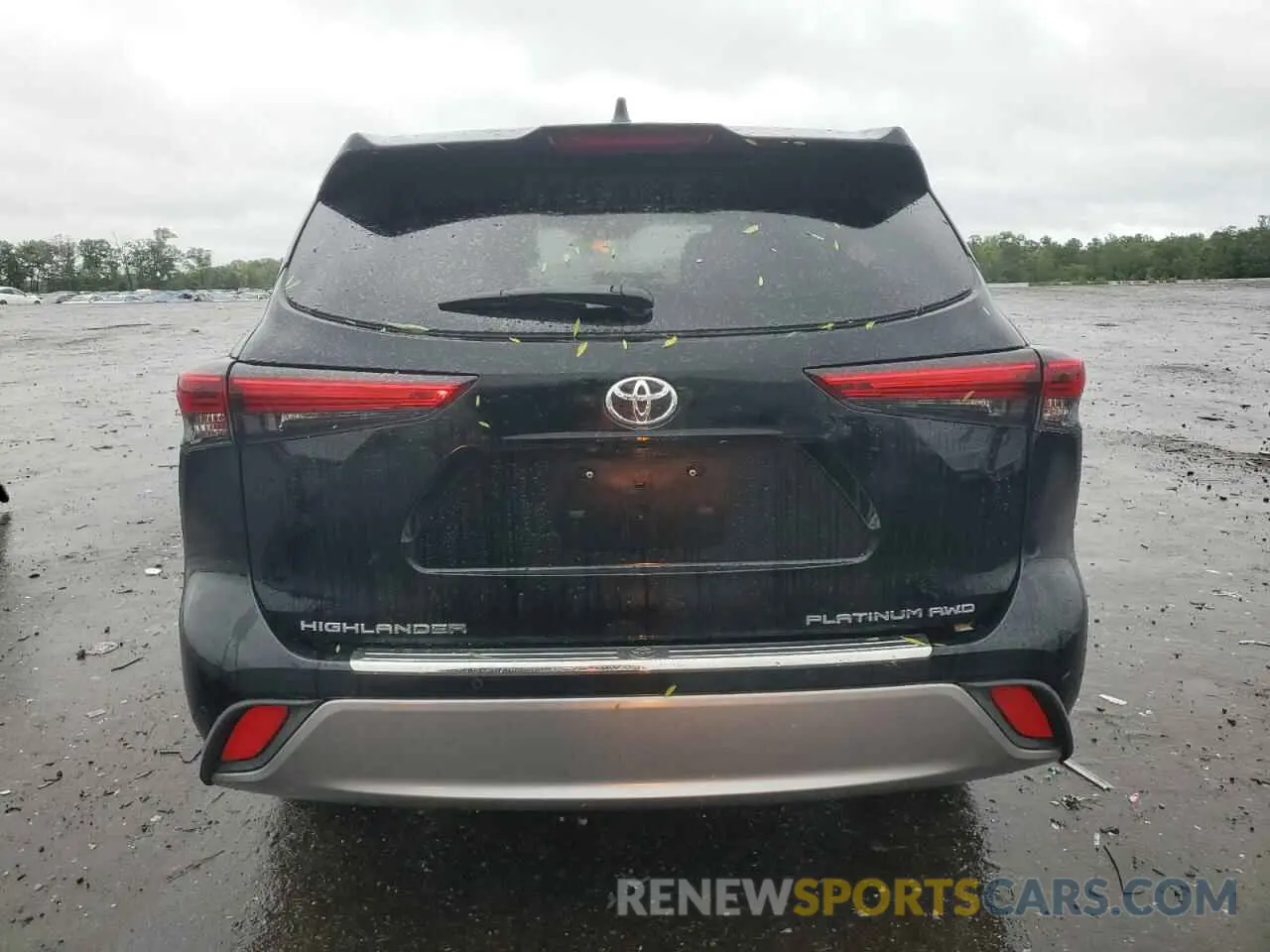 6 fotografías del automóvil dañado 5TDFZRBH8MS106089 TOYOTA HIGHLANDER 2021