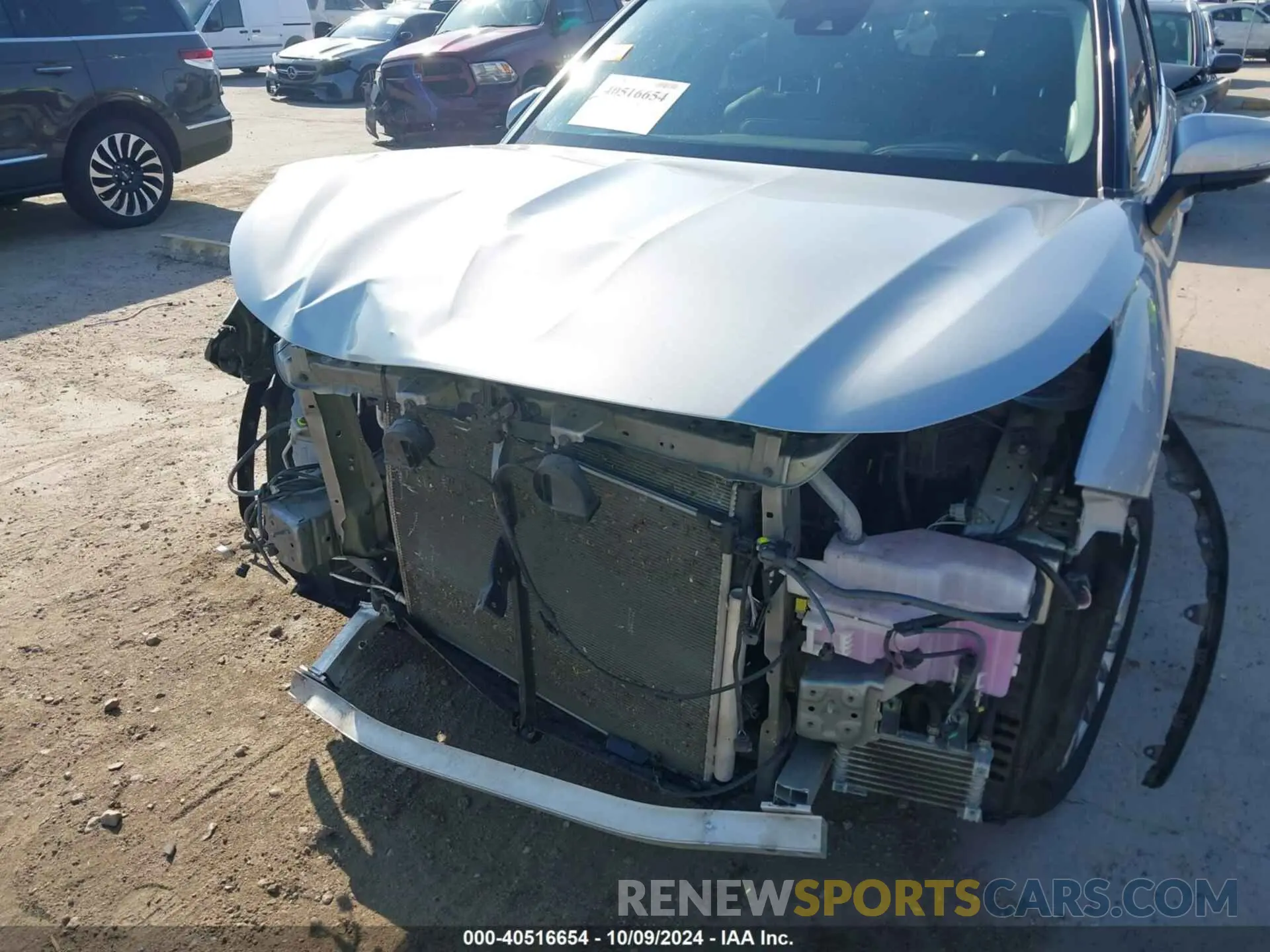 6 fotografías del automóvil dañado 5TDFZRBH9MS159030 TOYOTA HIGHLANDER 2021
