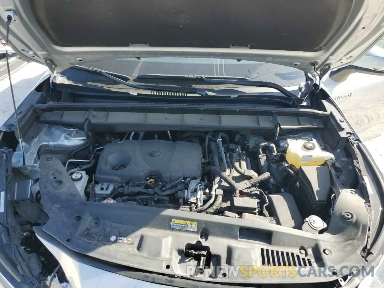 12 fotografías del automóvil dañado 5TDGARAH1MS508954 TOYOTA HIGHLANDER 2021