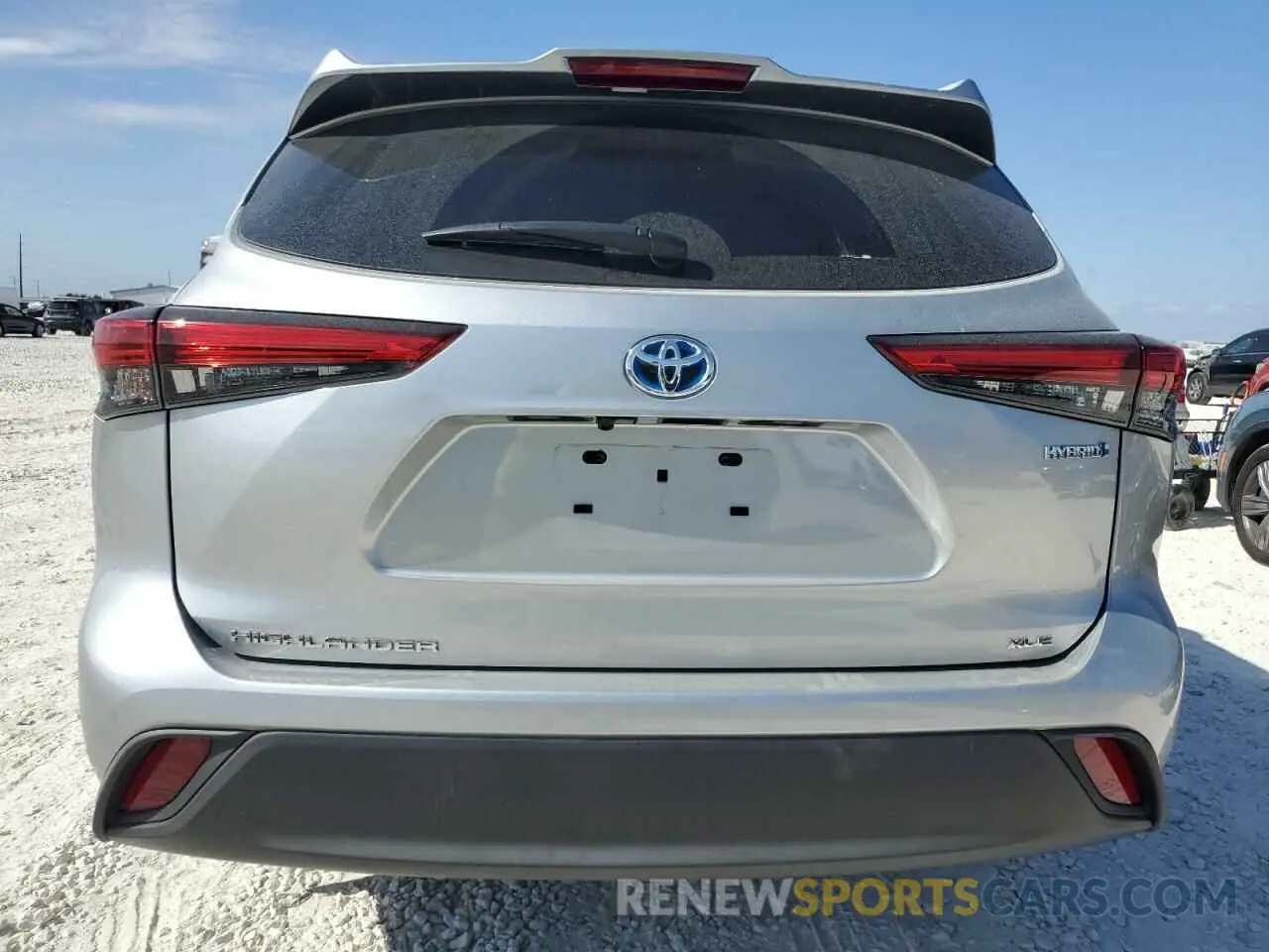 6 fotografías del automóvil dañado 5TDGARAH1MS508954 TOYOTA HIGHLANDER 2021