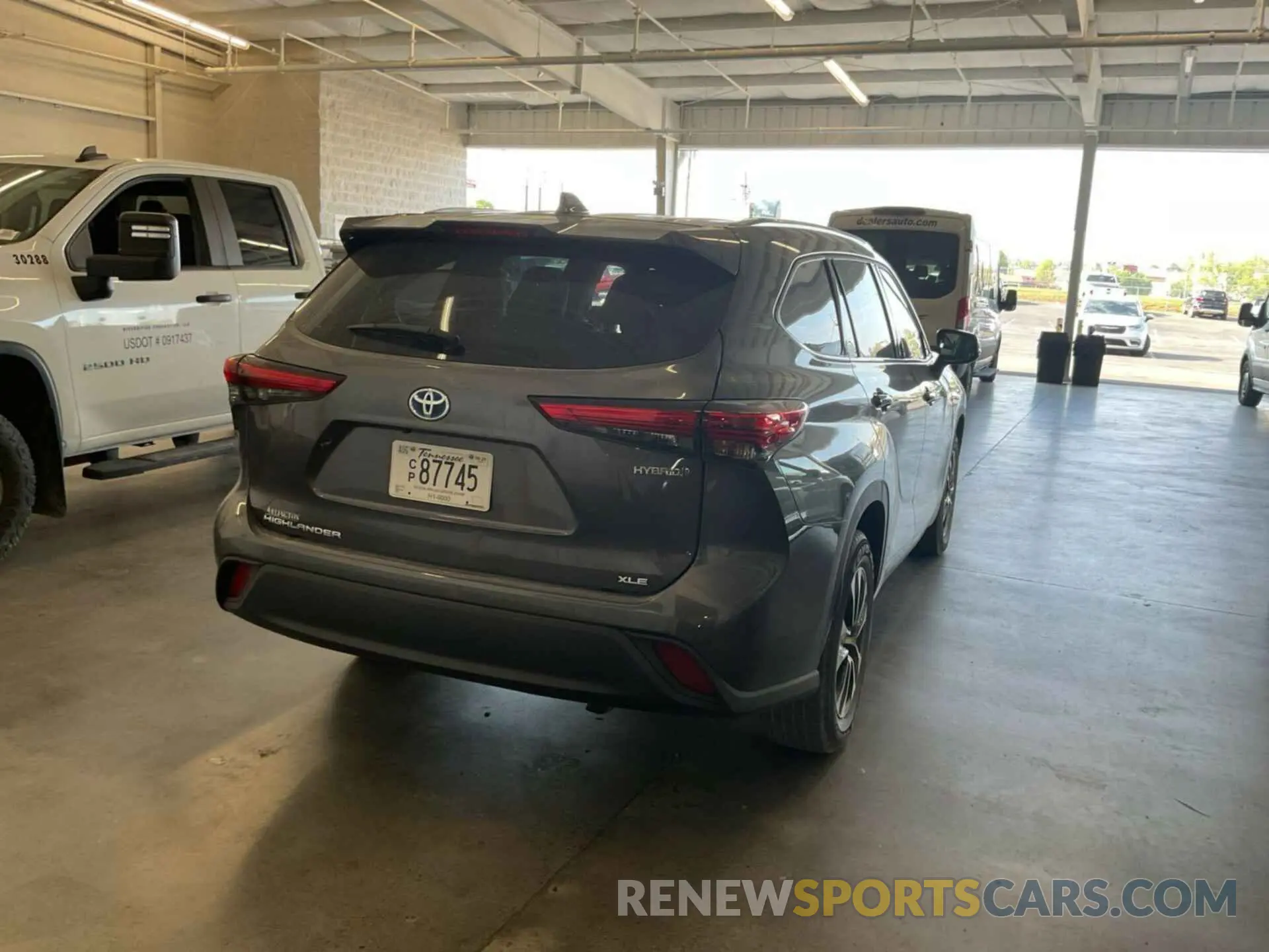 9 fotografías del automóvil dañado 5TDGARAH2MS506372 TOYOTA HIGHLANDER 2021