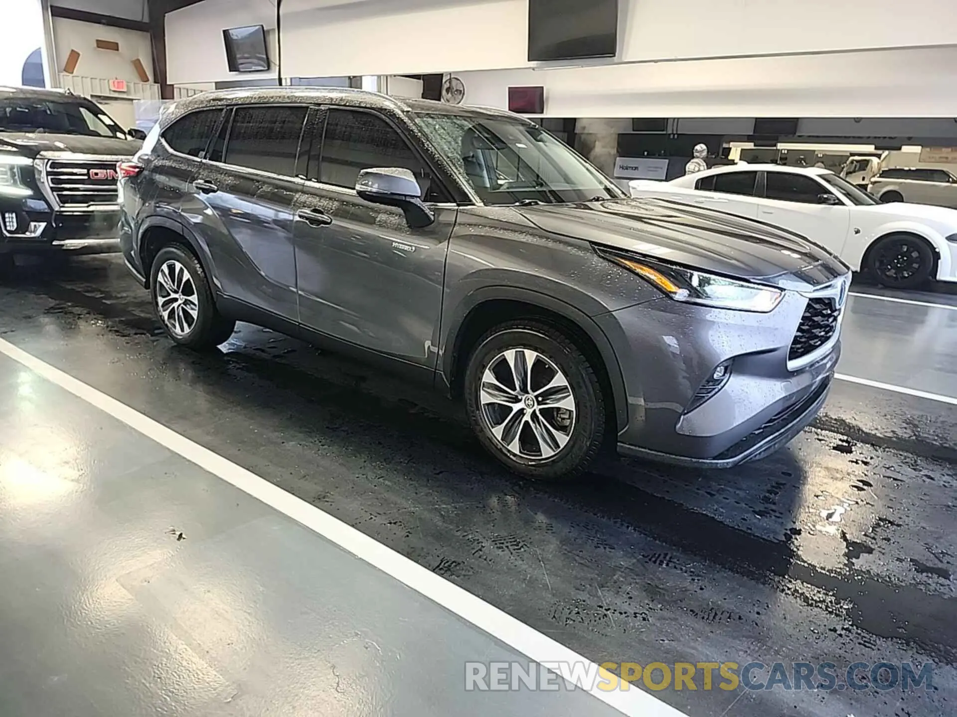 15 fotografías del automóvil dañado 5TDGARAH4MS506390 TOYOTA HIGHLANDER 2021