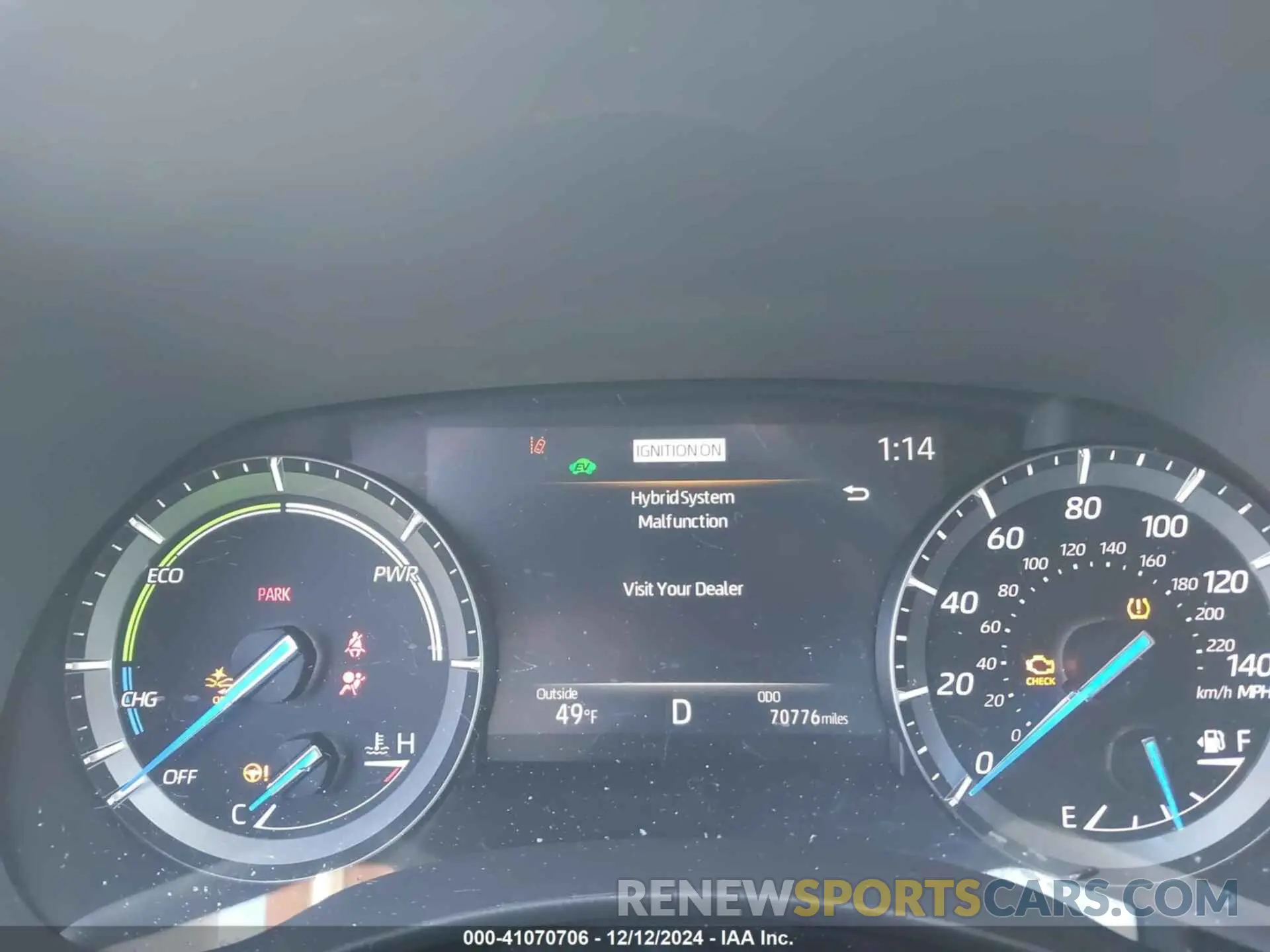 7 fotografías del automóvil dañado 5TDGARAH5MS503725 TOYOTA HIGHLANDER 2021