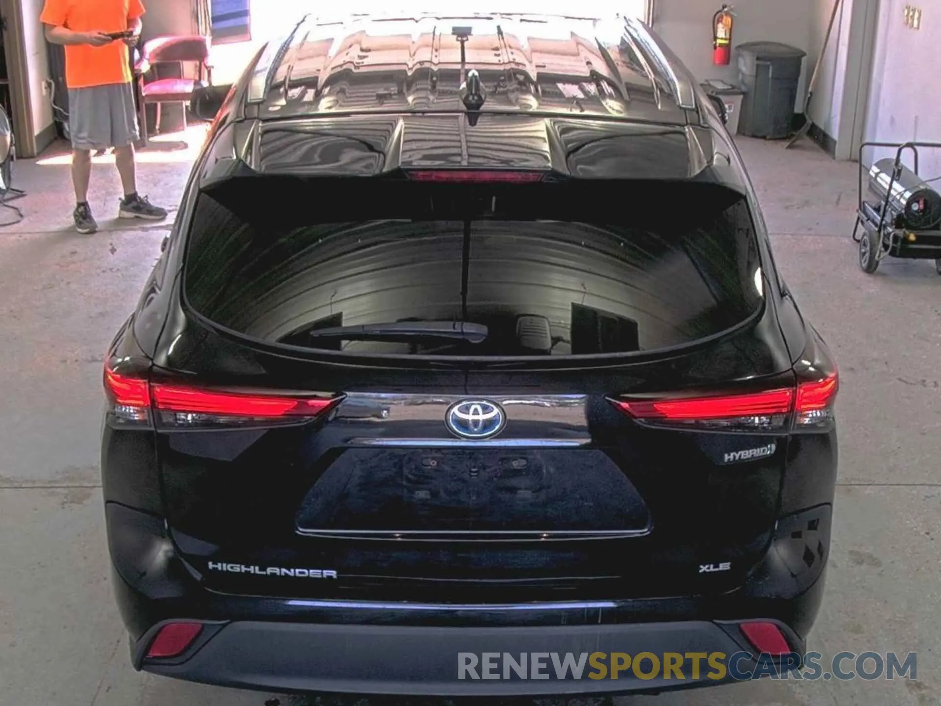 10 fotografías del automóvil dañado 5TDGARAH6MS506374 TOYOTA HIGHLANDER 2021