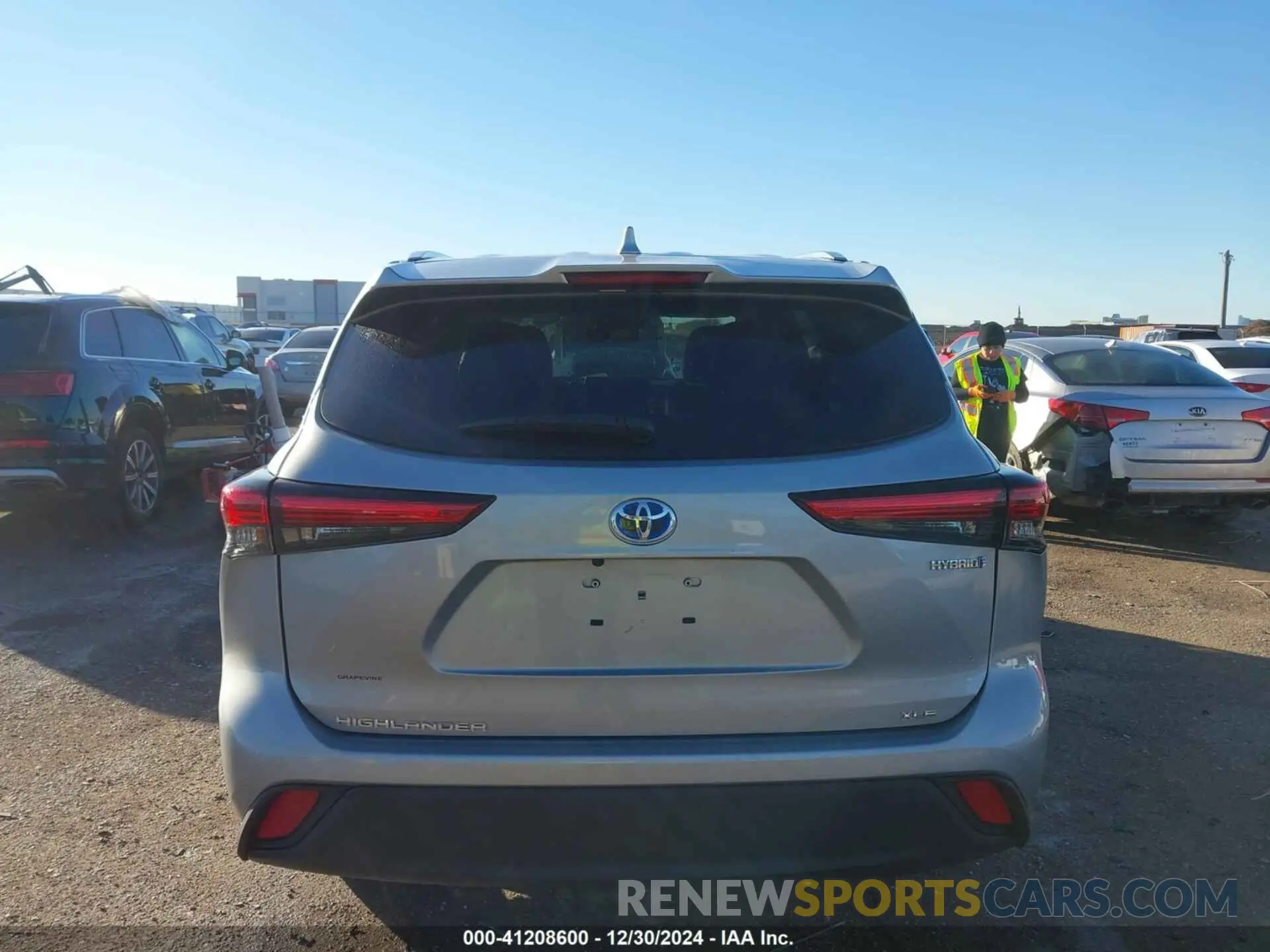 16 fotografías del automóvil dañado 5TDGARAHXMS011062 TOYOTA HIGHLANDER 2021