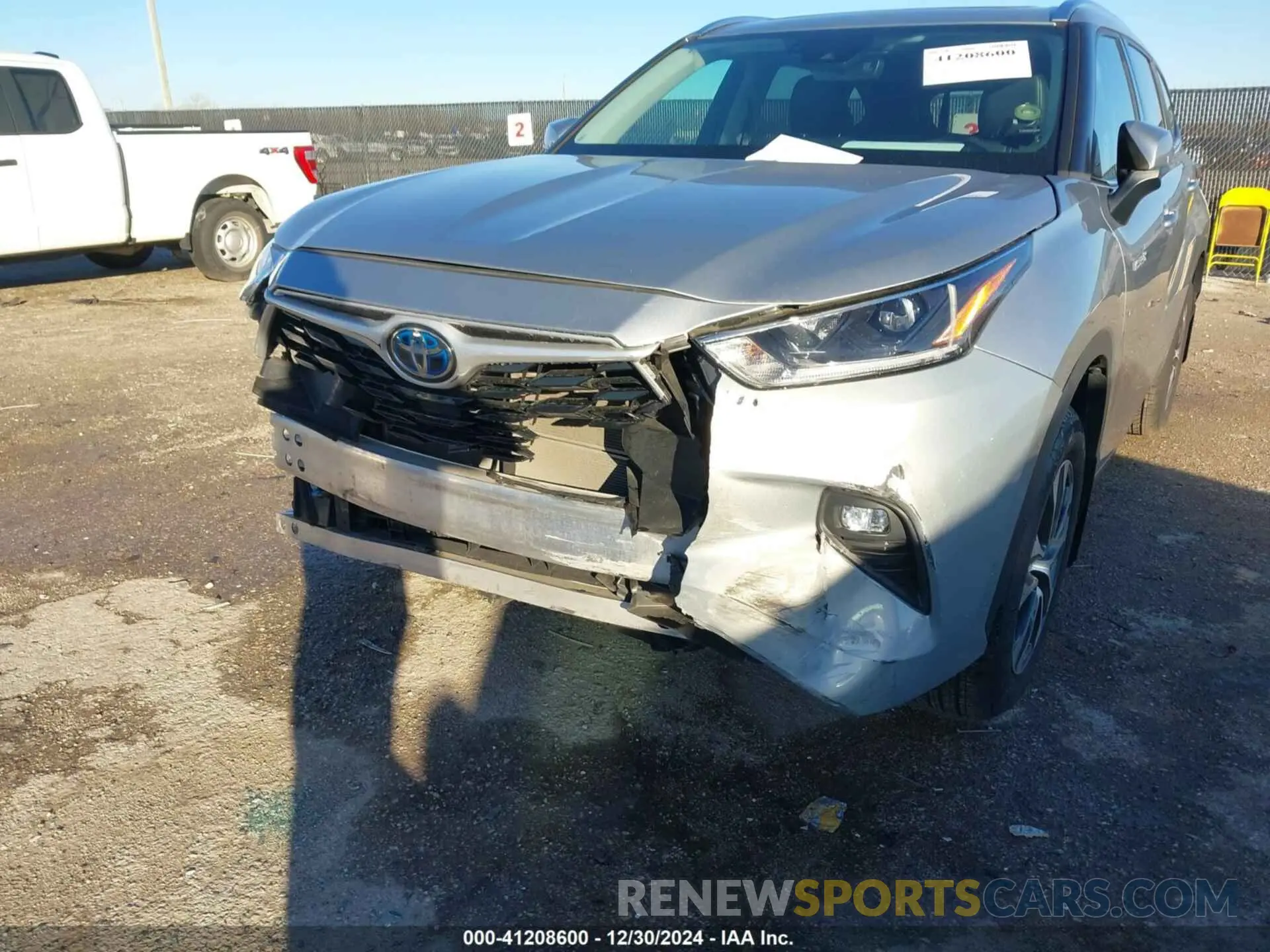 6 fotografías del automóvil dañado 5TDGARAHXMS011062 TOYOTA HIGHLANDER 2021