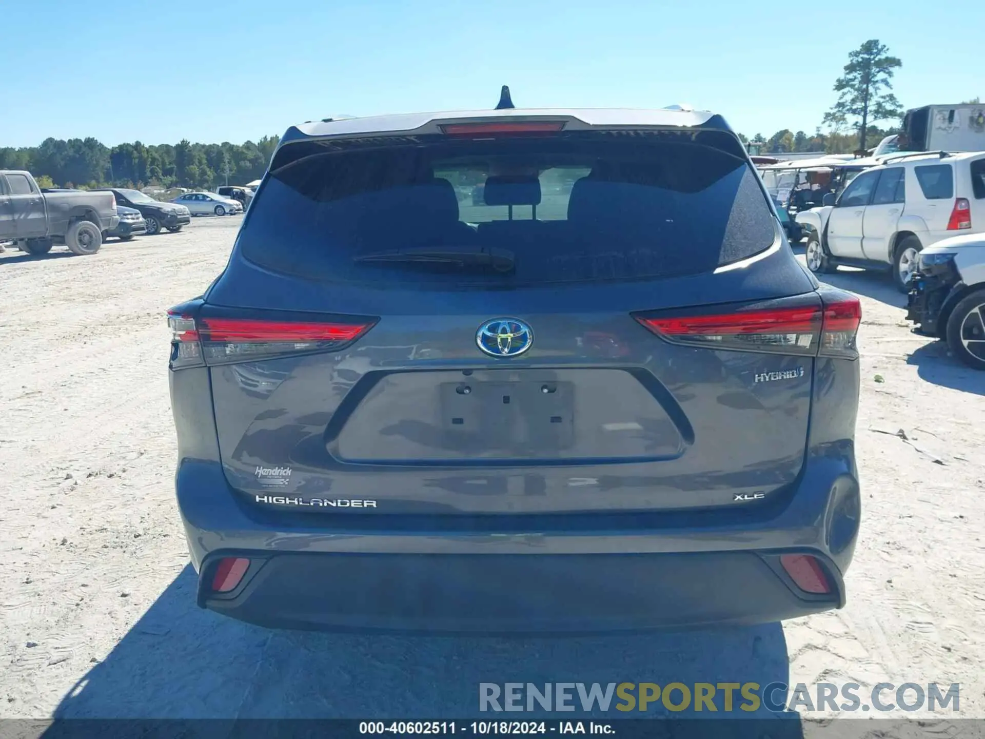 16 fotografías del automóvil dañado 5TDGARAHXMS503476 TOYOTA HIGHLANDER 2021